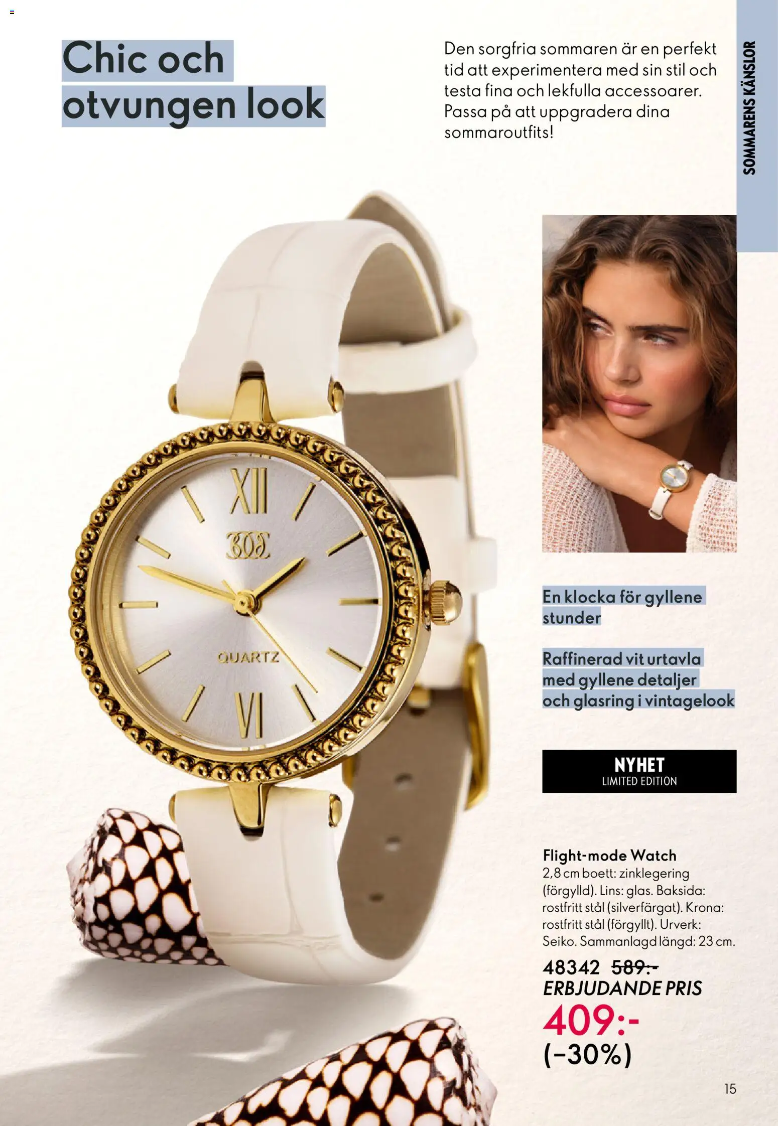 Oriflame reklamblad aktuell från 03.06.2026 | Sida: 15 | Produkter: Klocka