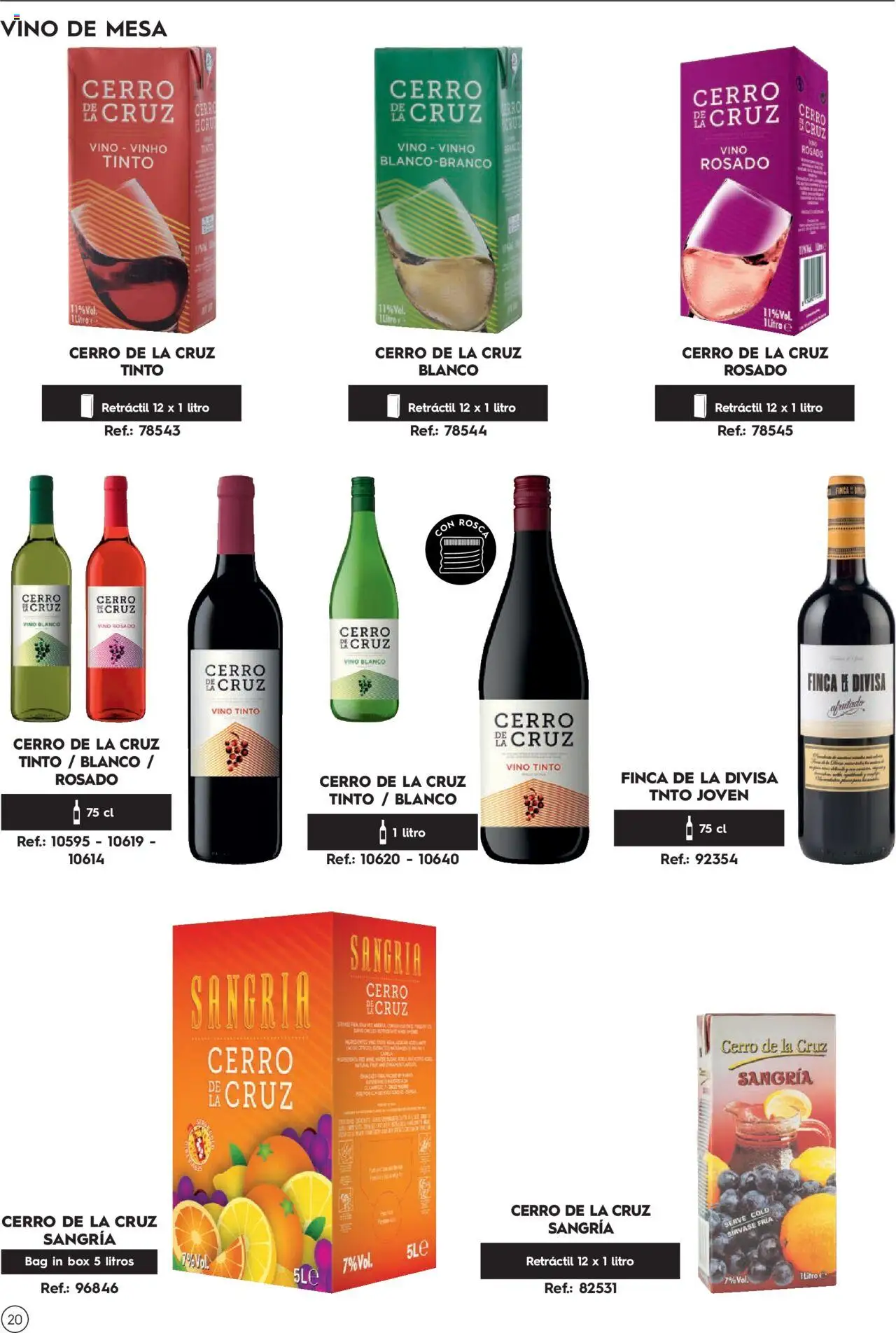 Makro Guia de vinos │ válido desde el 02/01/2025 | Página: 20 | Productos: Vino rosado, Vino, Mesa