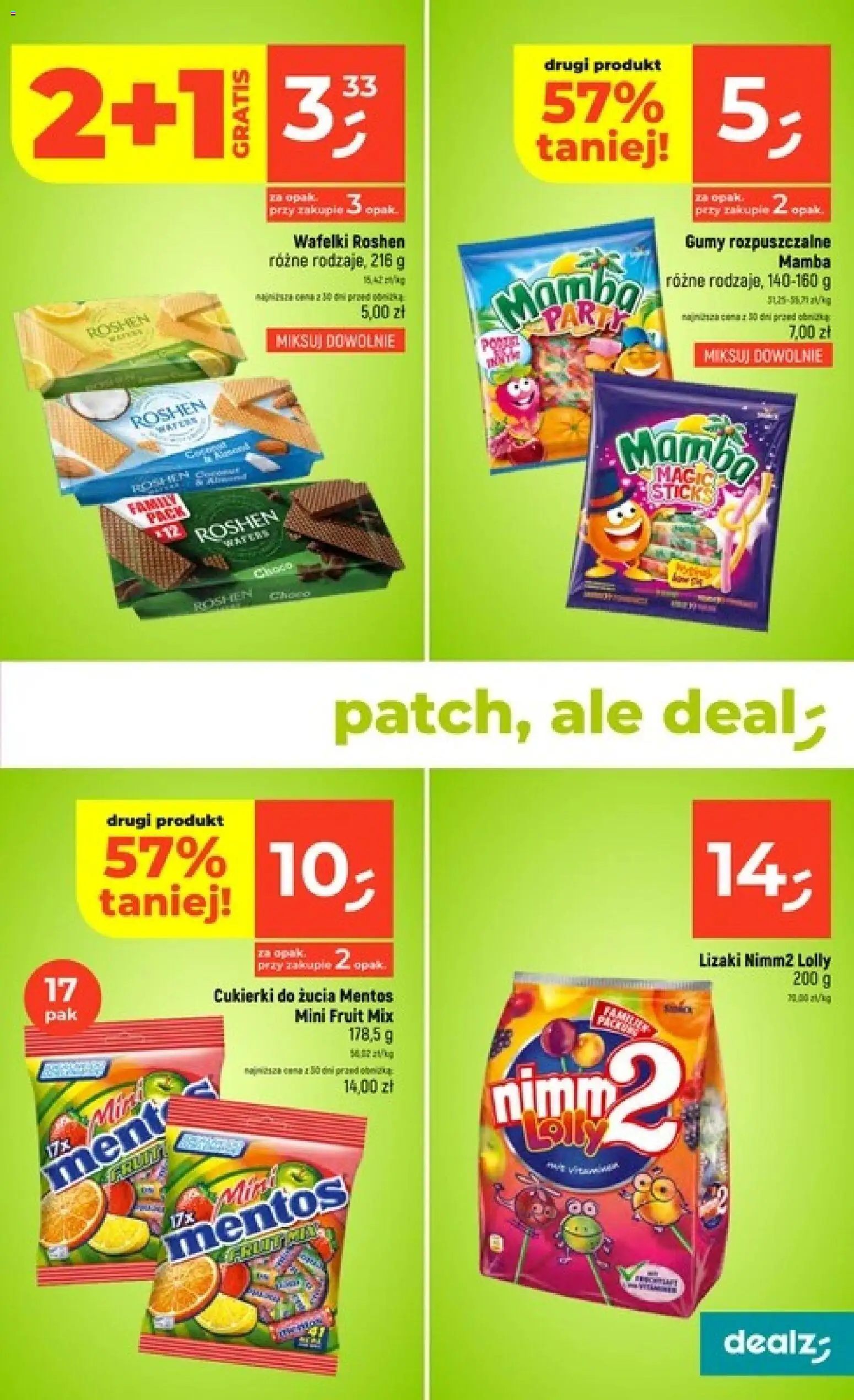 Dealz gazetka od 09.07.2026 | Strona: 19 | Produkty: Gumy, Wafelki, Cukierki, Lizaki nimm2