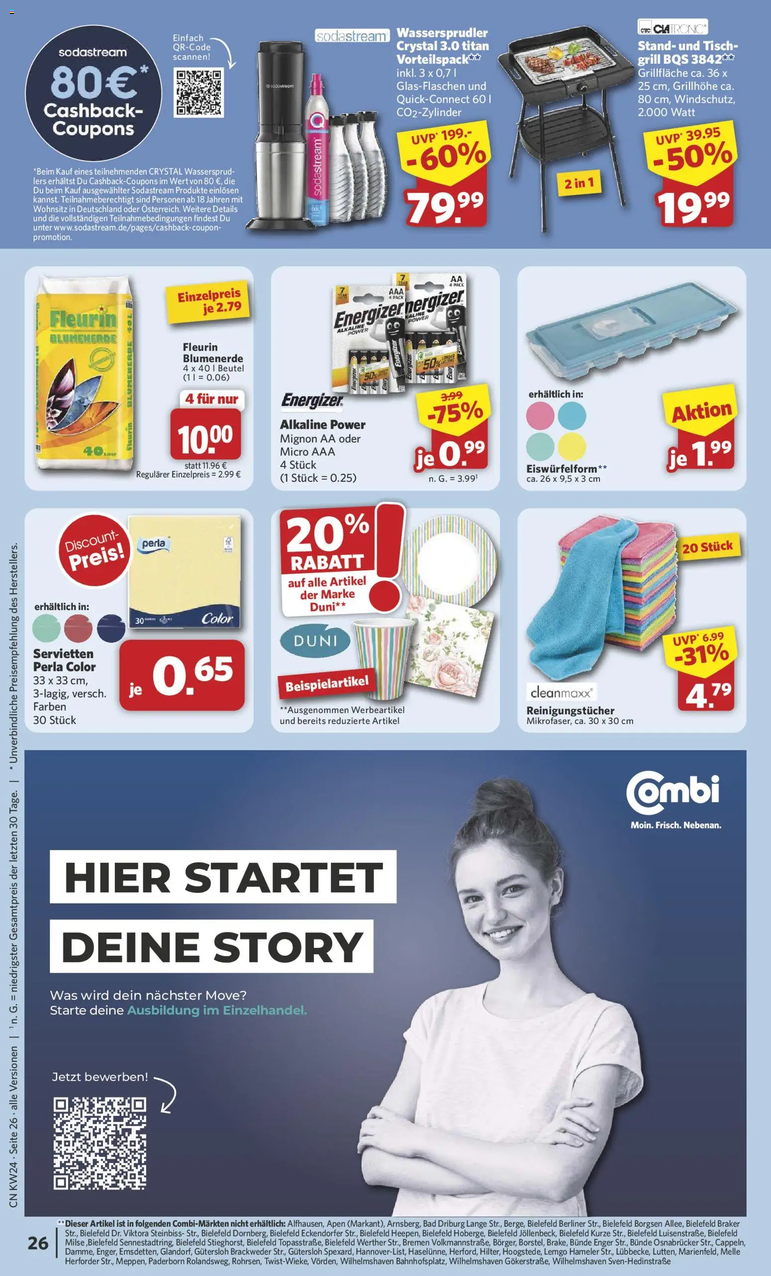 Combi Prospekt – gültig ab 08.06.2026 | Seite: 28 | Produkte: Berliner, Grill, Tisch, Bad