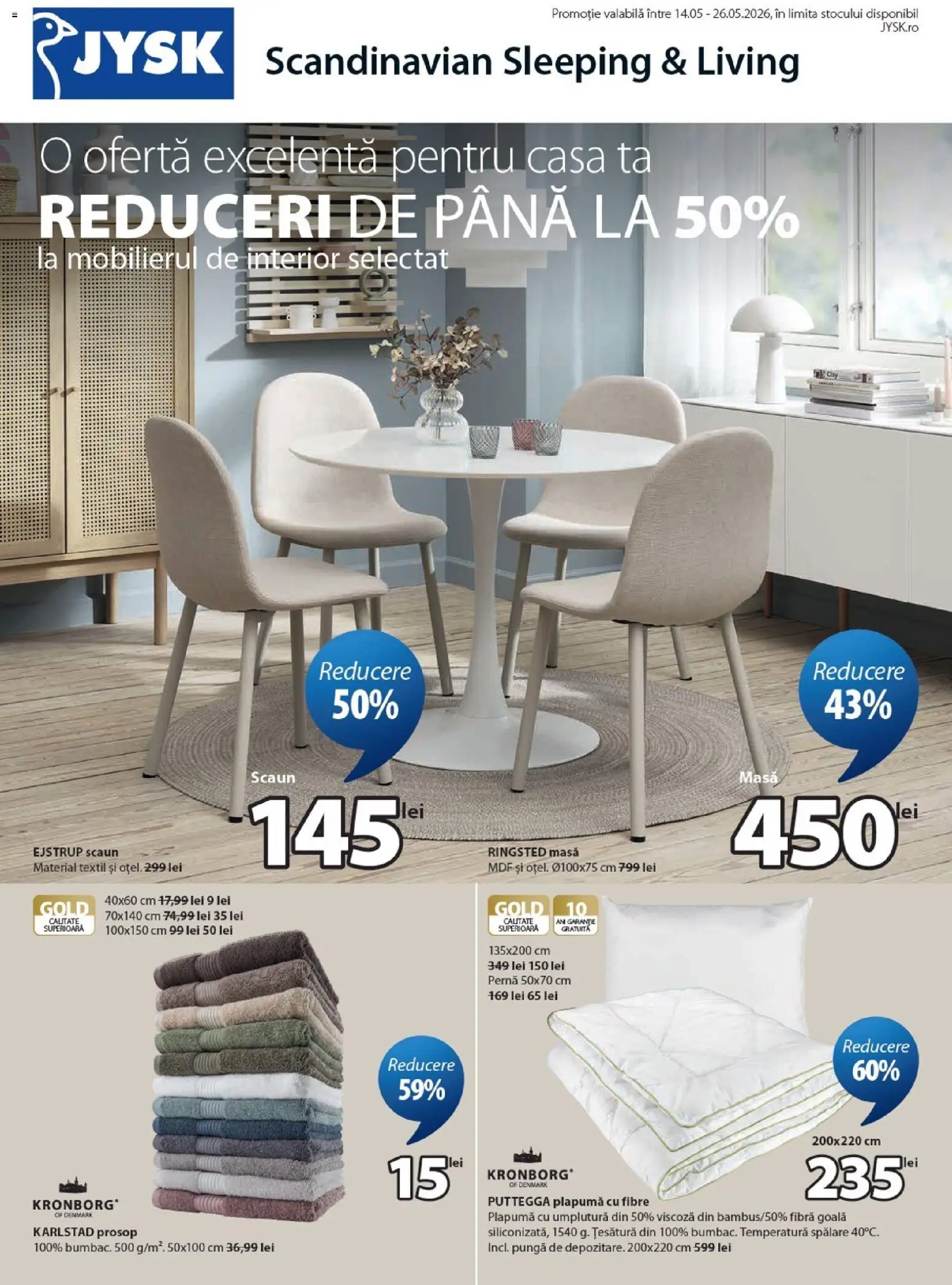 Noul catalog JYSK – valabil de la 14.05.2026 | Pagină: 1