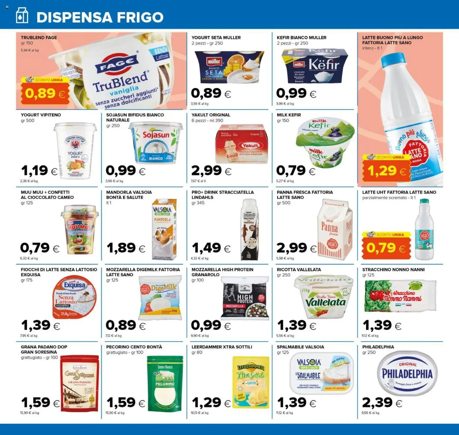 Volantino Tigre del 25/09/2026 | Pagina: 8 | Prodotti: Panna, Mozzarella, Dolcificanti, Latte senza lattosio