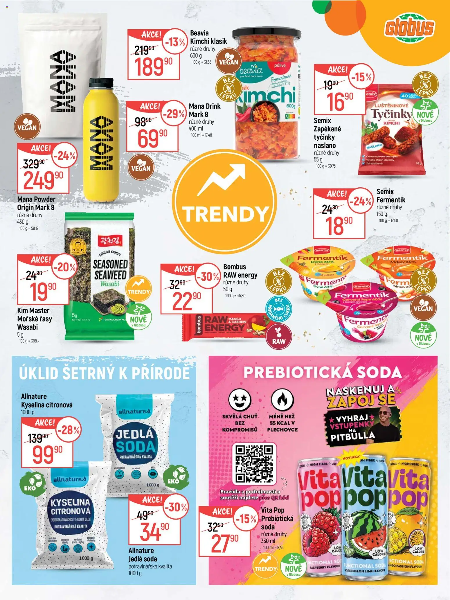 Globus leták - Zdravý svět od 02.09.2026 | Strana: 7 | Produkty: Mořské řasy, Mrkev, Dýně, Pes
