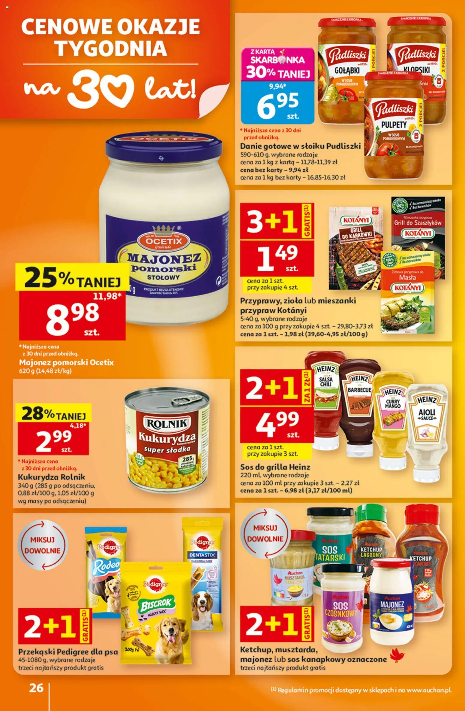 Auchan gazetka - 30 Lat Hipermarket od 06.08.2026 | Strona: 26 | Produkty: Mango, Chili, Grill, Kukurydza