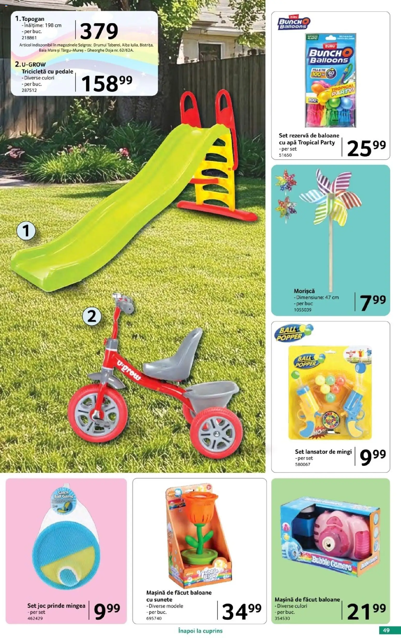 Noul catalog Selgros – valabil de la 17.04.2026 | Pagină: 49 | Produse: Cameră, Joc, Apă