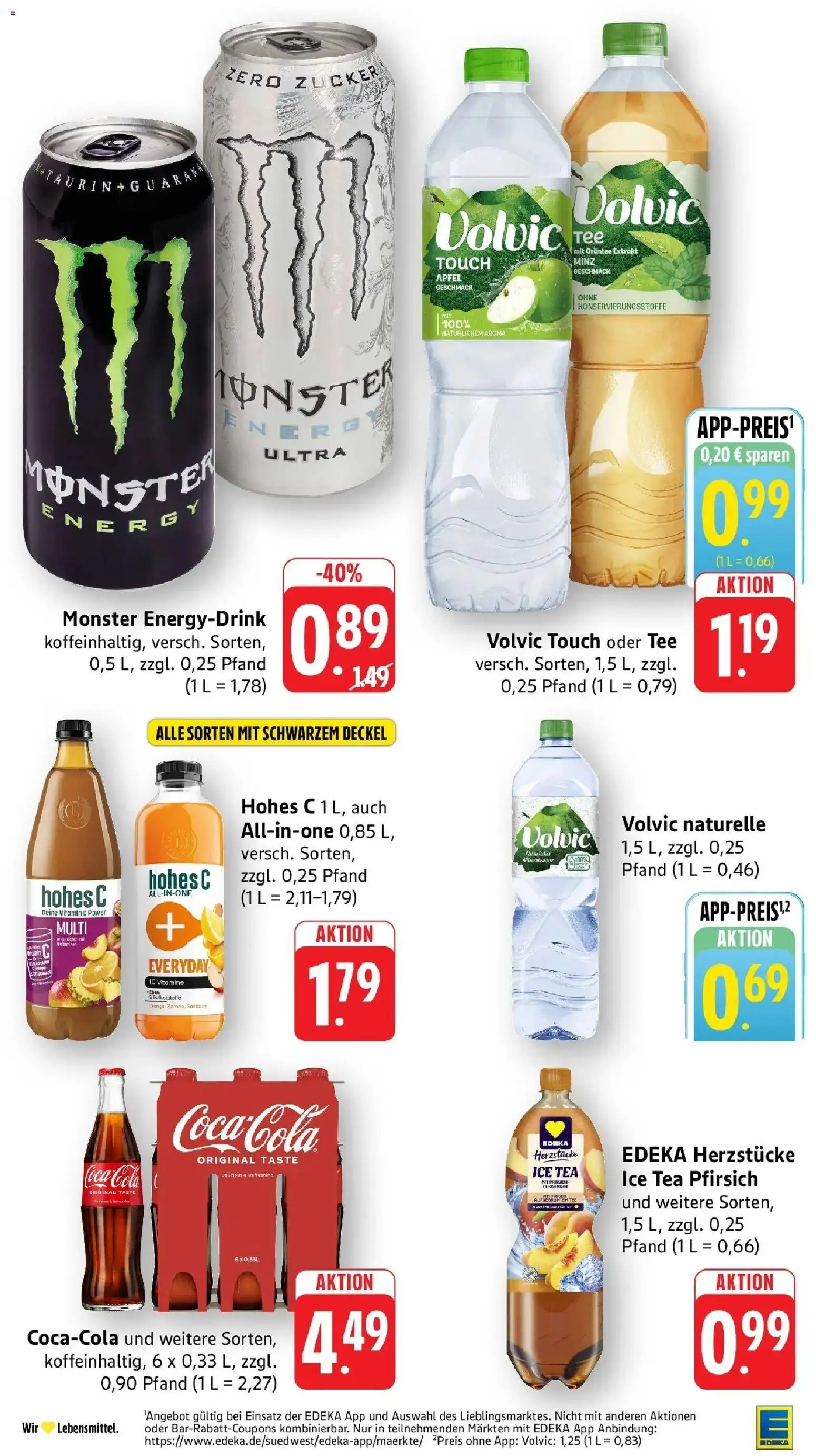 Edeka Prospekt Calw (ab 03.08.2026) » Angebote Online | Seite: 26 | Produkte: Äpfel, Pfirsich, Hohes c, Tee