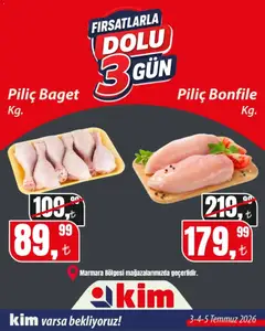 03 Temmuz 2026 tarihinden itibaren geçerli olan Kim Market kataloğu önizlemesi
