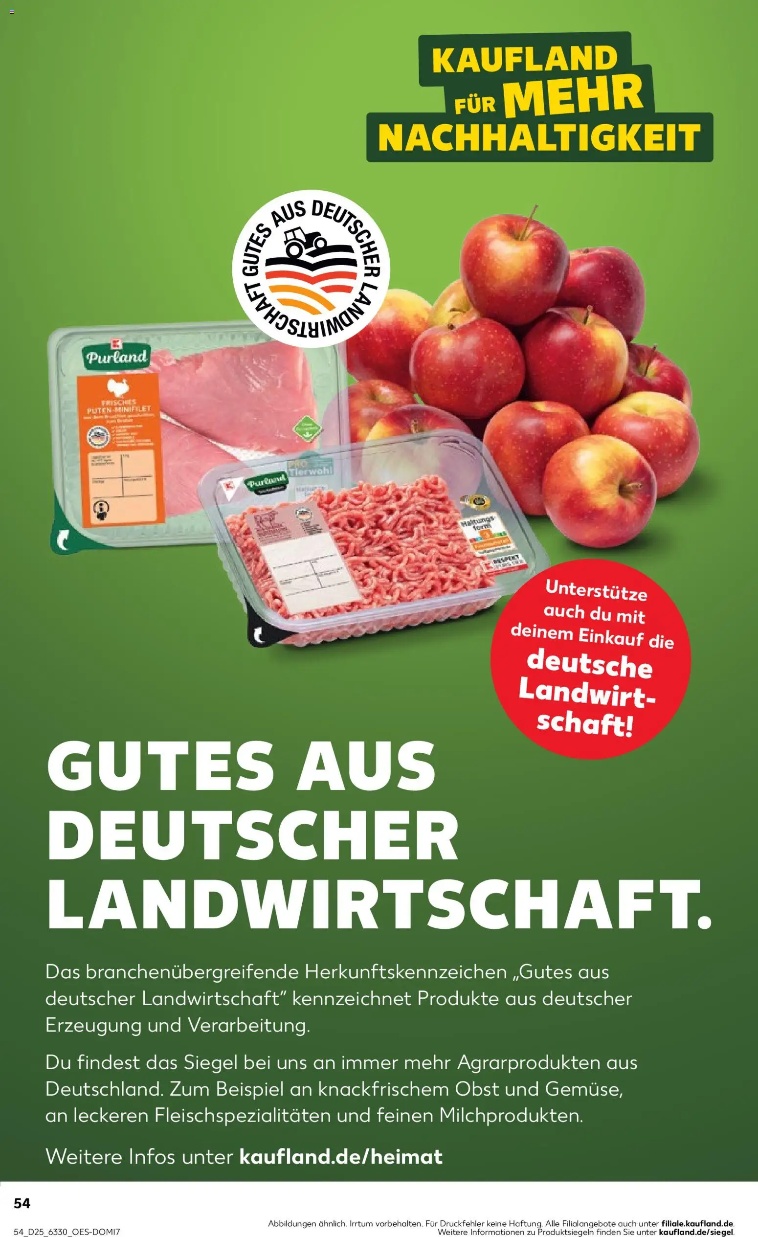 Kaufland Prospekt Hamburg – gültig ab 18.06.2026 | Seite: 54 | Produkte: Obst, Hackfleisch