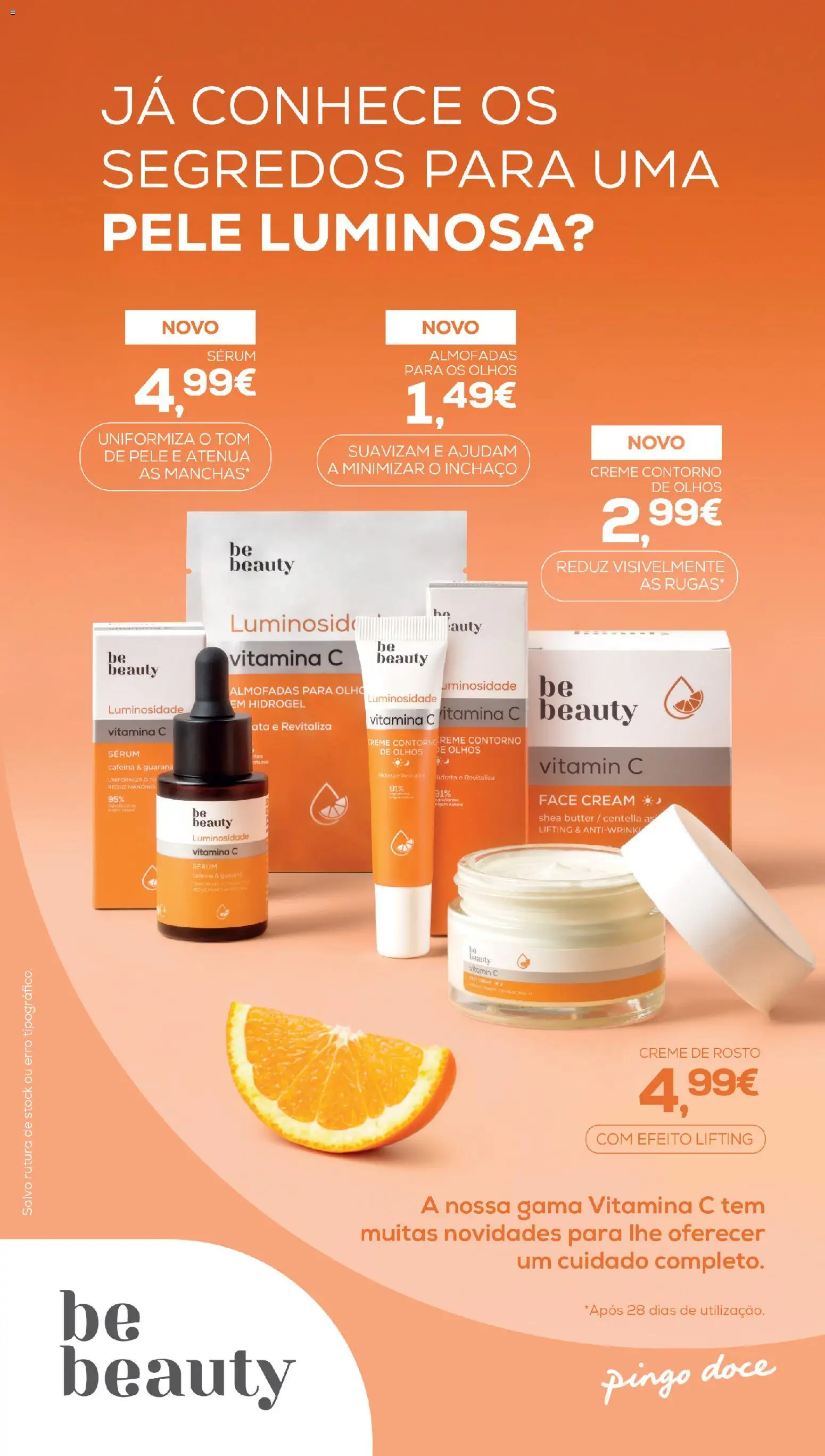 Pingo Doce Poupe este Fim de Semana │ válido de 07/08/2026 | Página: 24 | Produtos: Sérum, Vitamina c, Creme