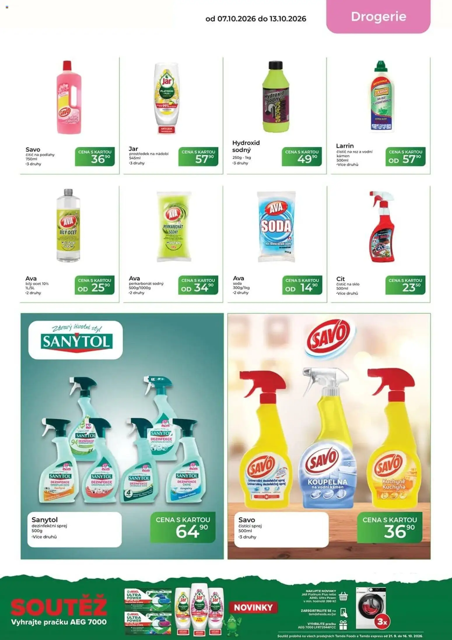 Tamda Foods leták od 07.10.2026 | Strana: 51 | Produkty: Drogerie, Koupelna, Kuchyně, Jar