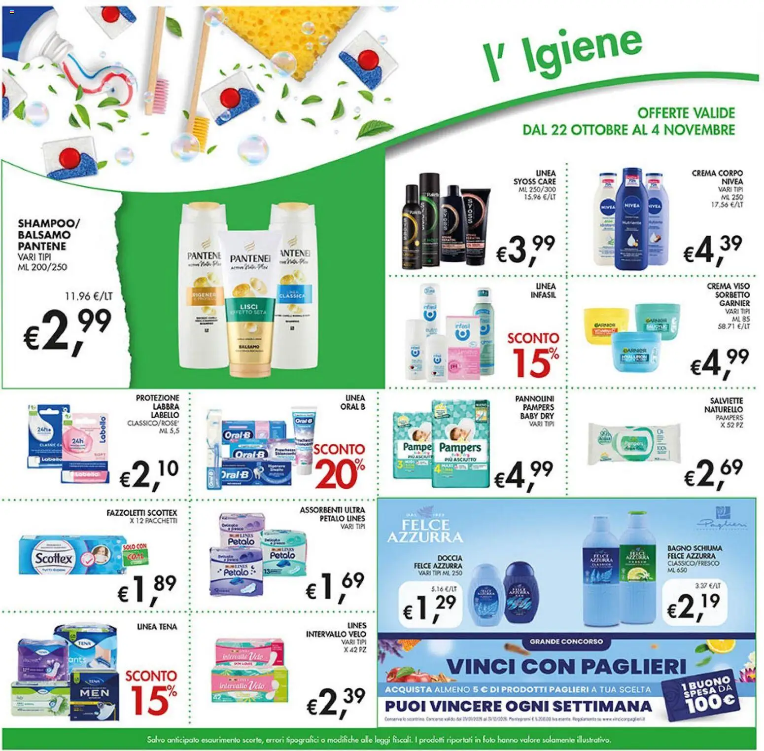 Volantino Coal del 22/10/2026 | Pagina: 24 | Prodotti: Schiuma, Crema, Fazzoletti, Sorbetto