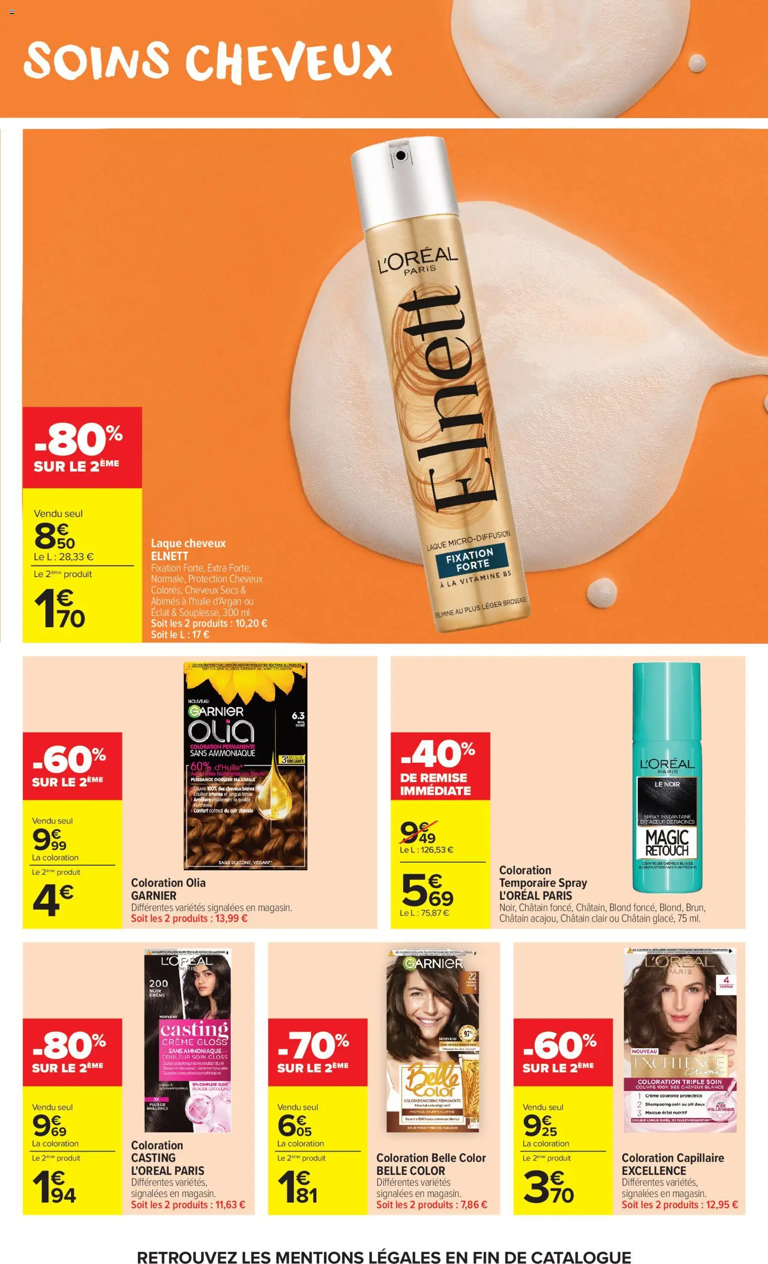 {H1} | Page: 5 | Produits: Coloration, Shampooing, Masque, Crème