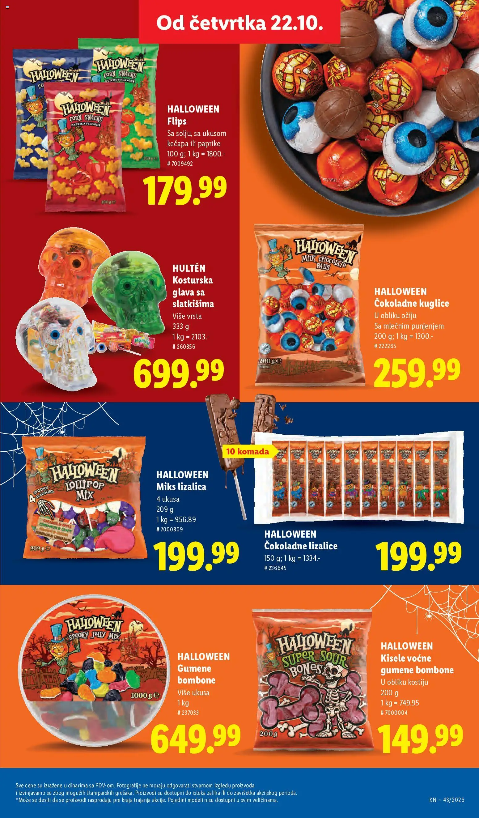 Lidl katalog - važi od 22.10.2026 | Strana: 59 | Proizvode: Bombone, Čokoladne kuglice, Candy, Lizalice