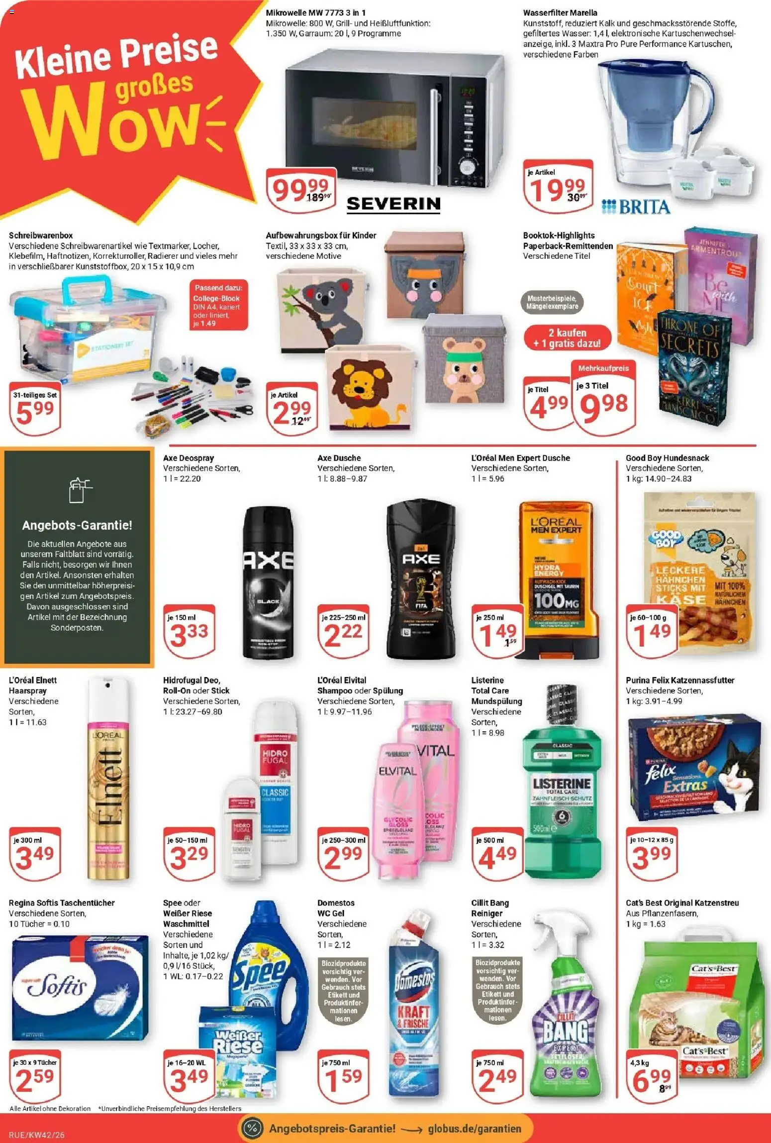 Globus Prospekt Rüsselsheim (ab 12.10.2026) » Angebote online | Seite: 5 | Produkte: Hahnchen, Taschentücher, Haarspray, Duschgel