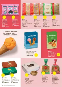 Pré-visualização Recheio Catálogo de Gelados  Sobremesas válido de 26/06/2026 | Página: 10 | Produtos: Bolachas, Chocolate, Biscoitos