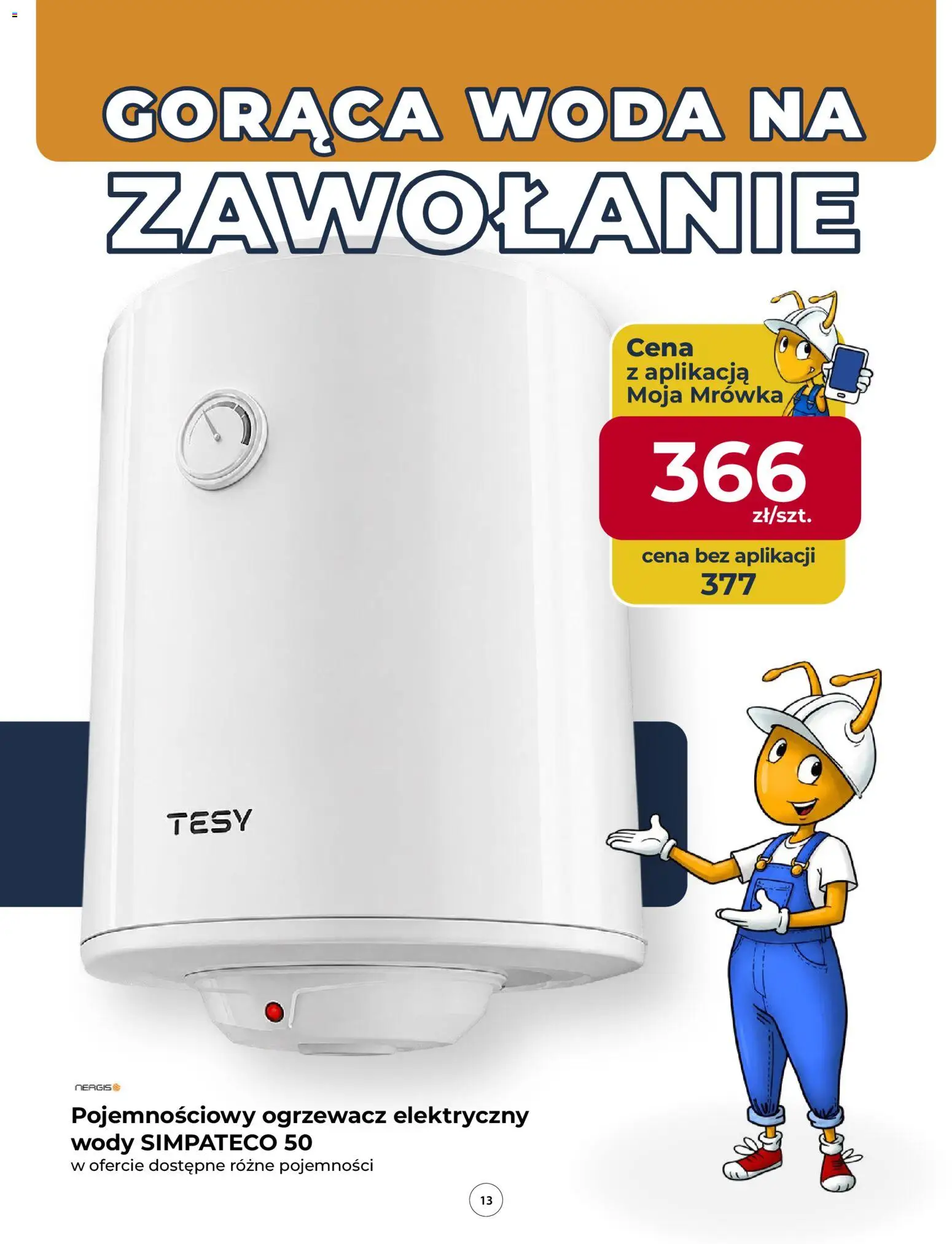 Mrówka gazetka od 08.10.2026 | Strona: 13 | Produkty: Woda