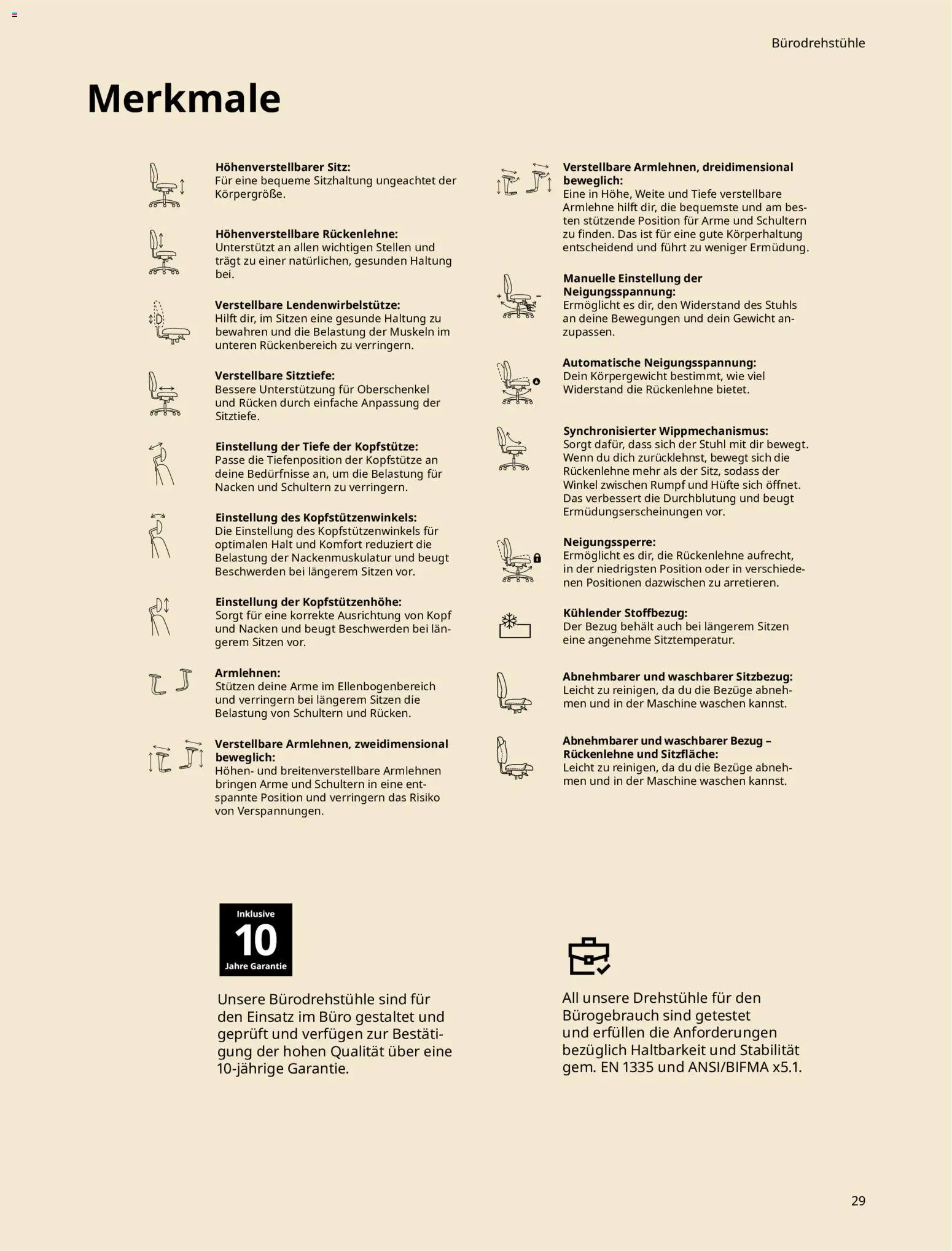 Ikea Büroeinrichtung – gültig ab 01.04.2026 | Seite: 29 | Produkte: Gewicht, Stuhl
