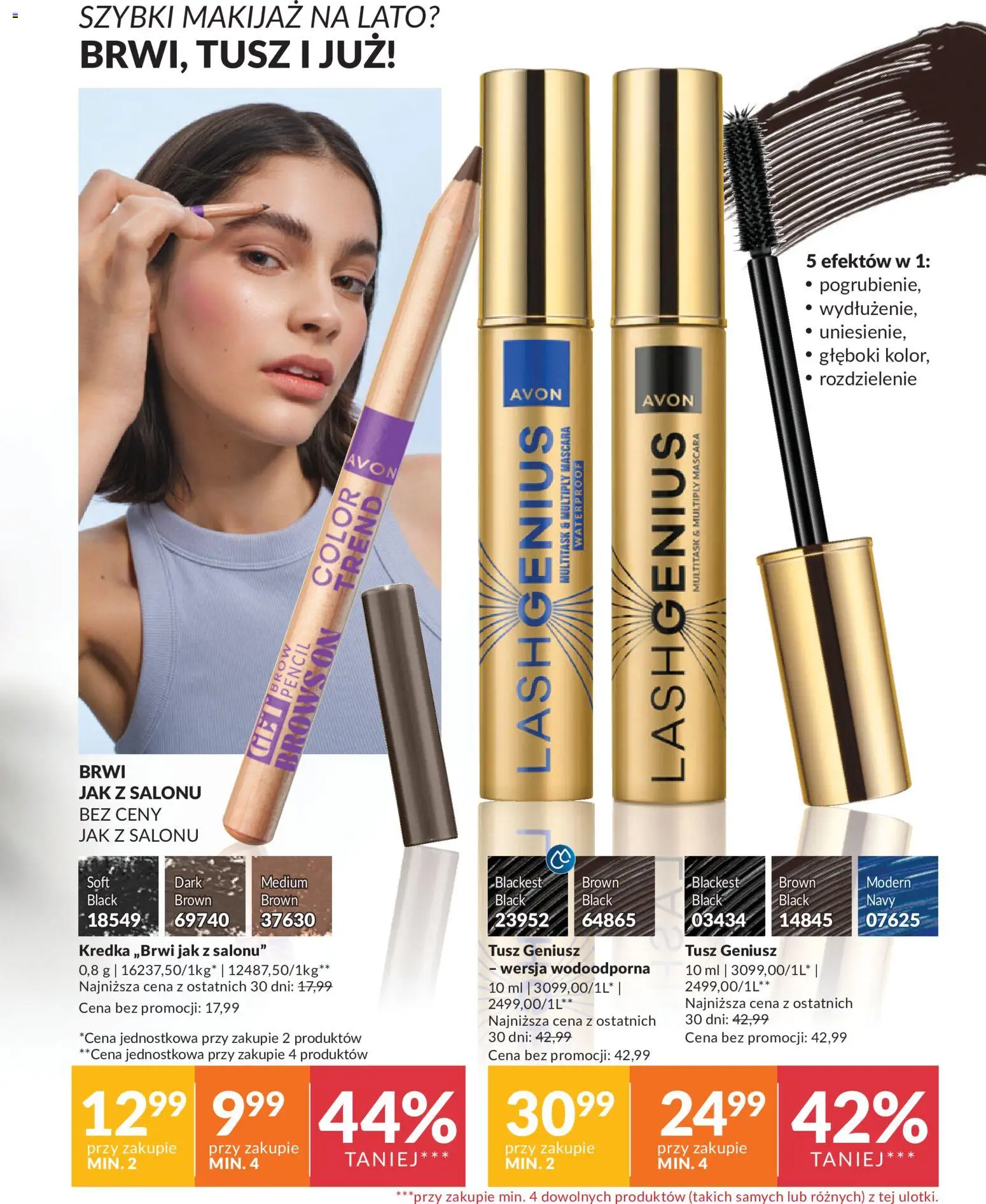 Avon Katalog Różowe Ceny od 01.06.2026 | Strona: 3 | Produkty: Makijaż