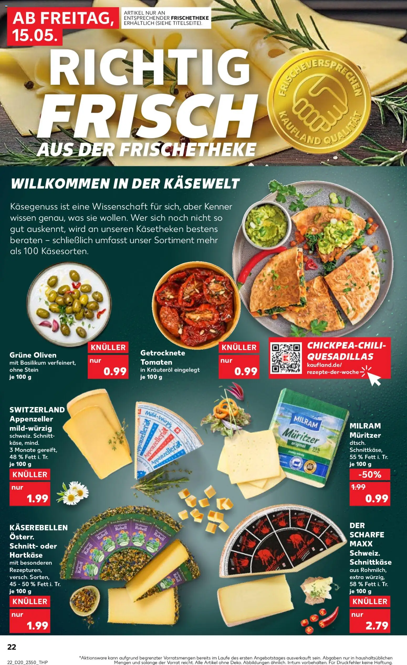 Kaufland Prospekt Völklingen	 – gültig ab 15.05.2026 | Seite: 22 | Produkte: Tomaten, Milram
