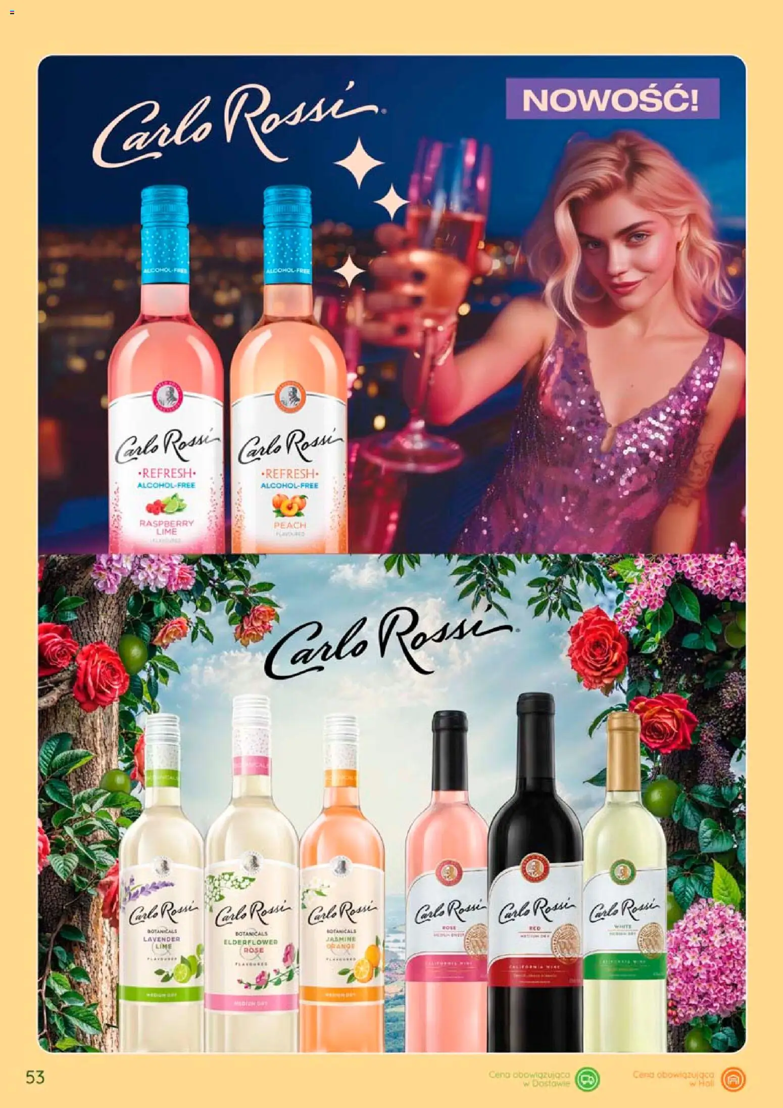 Eurocash gazetka - Katalog Alkoholowy od 01.08.2026 | Strona: 53 | Produkty: Carlo Rossi