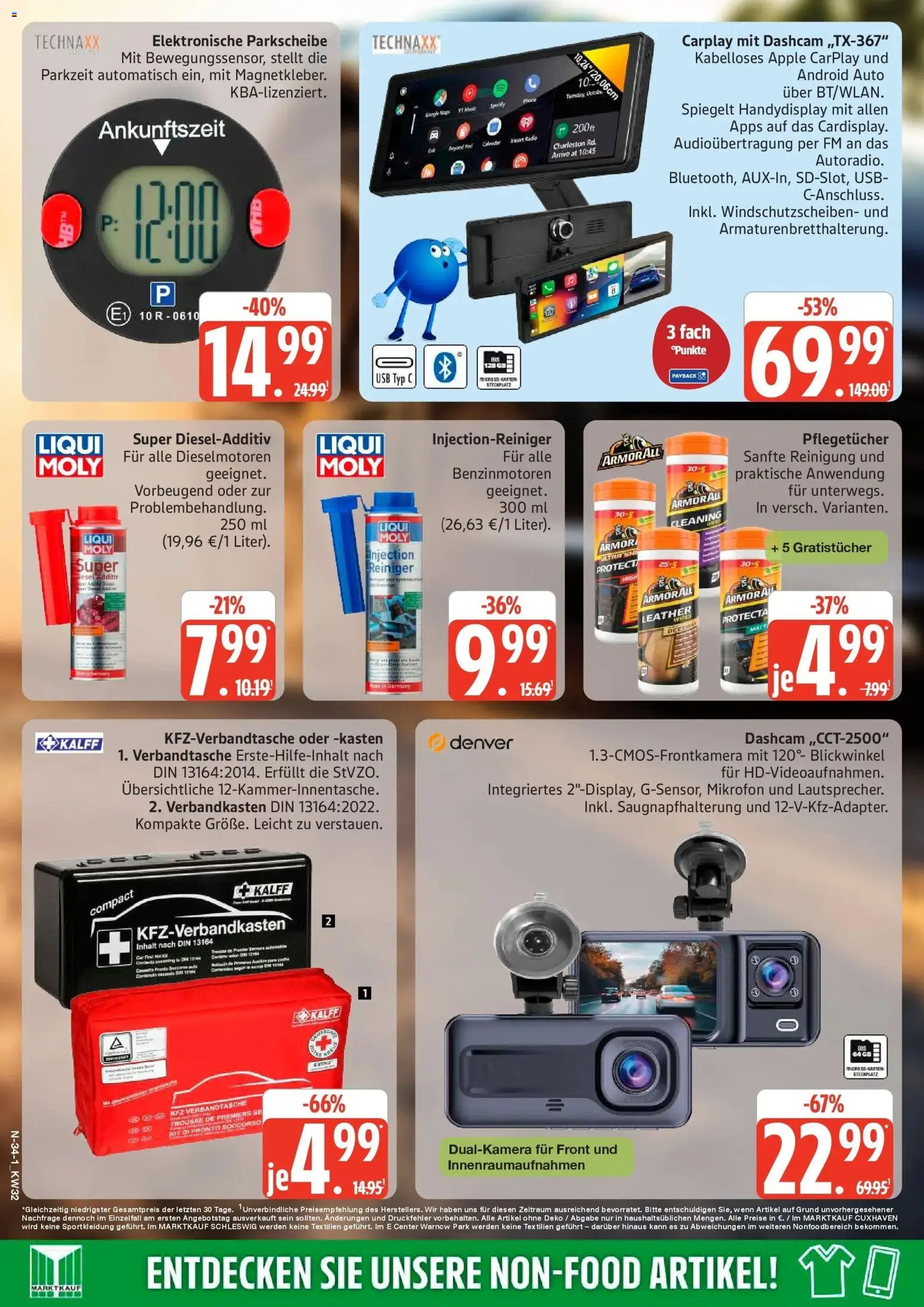 Marktkauf Prospekt Buxtehude (ab 03.08.2026) » Angebote online | Seite: 34 | Produkte: Mikrofon, USB, Apple, Radio