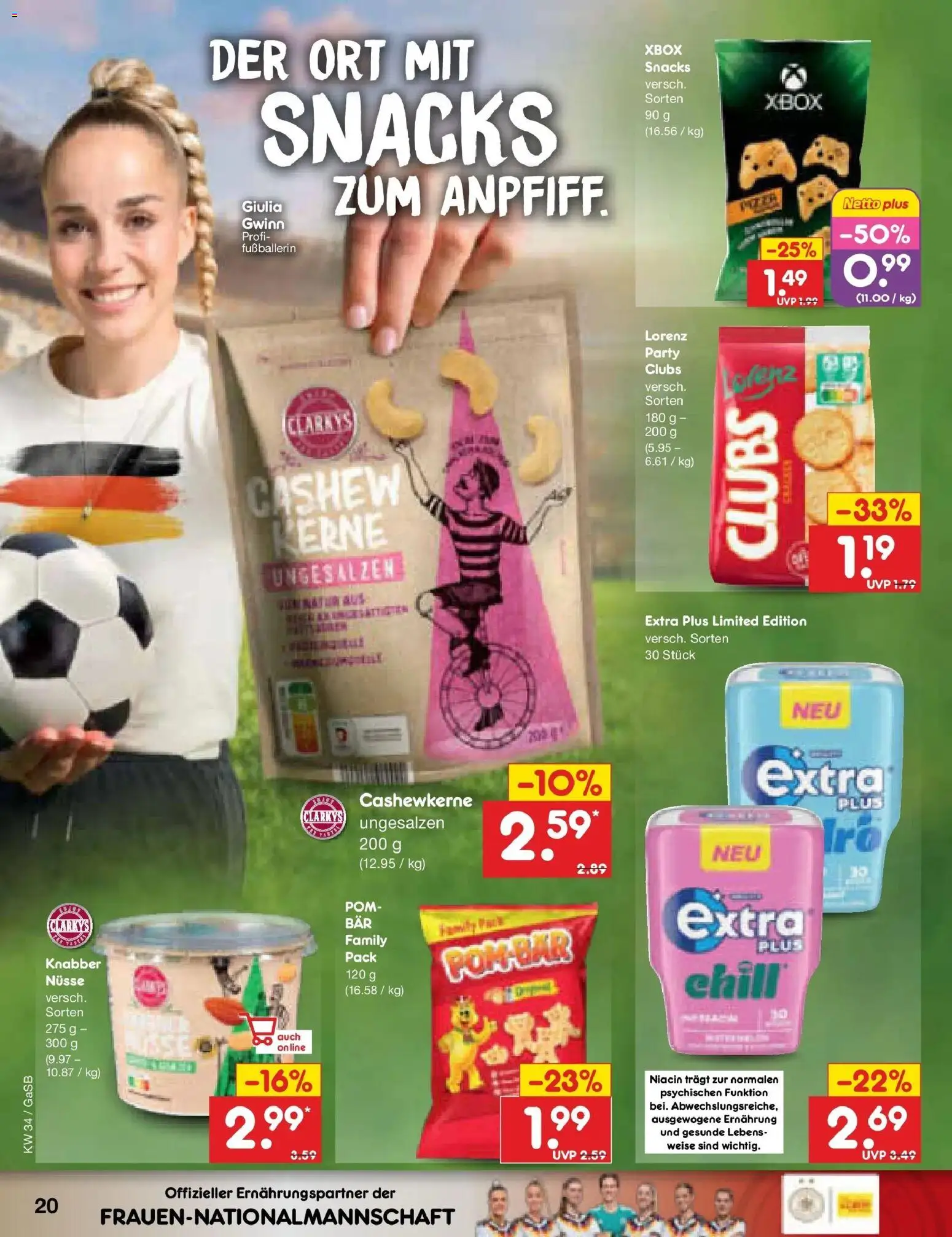 Netto Marken-Discount Prospekt Bremen-Lesum – gültig ab 17.08.2026 | Seite: 26 | Produkte: Xbox, Cashew, Nüsse