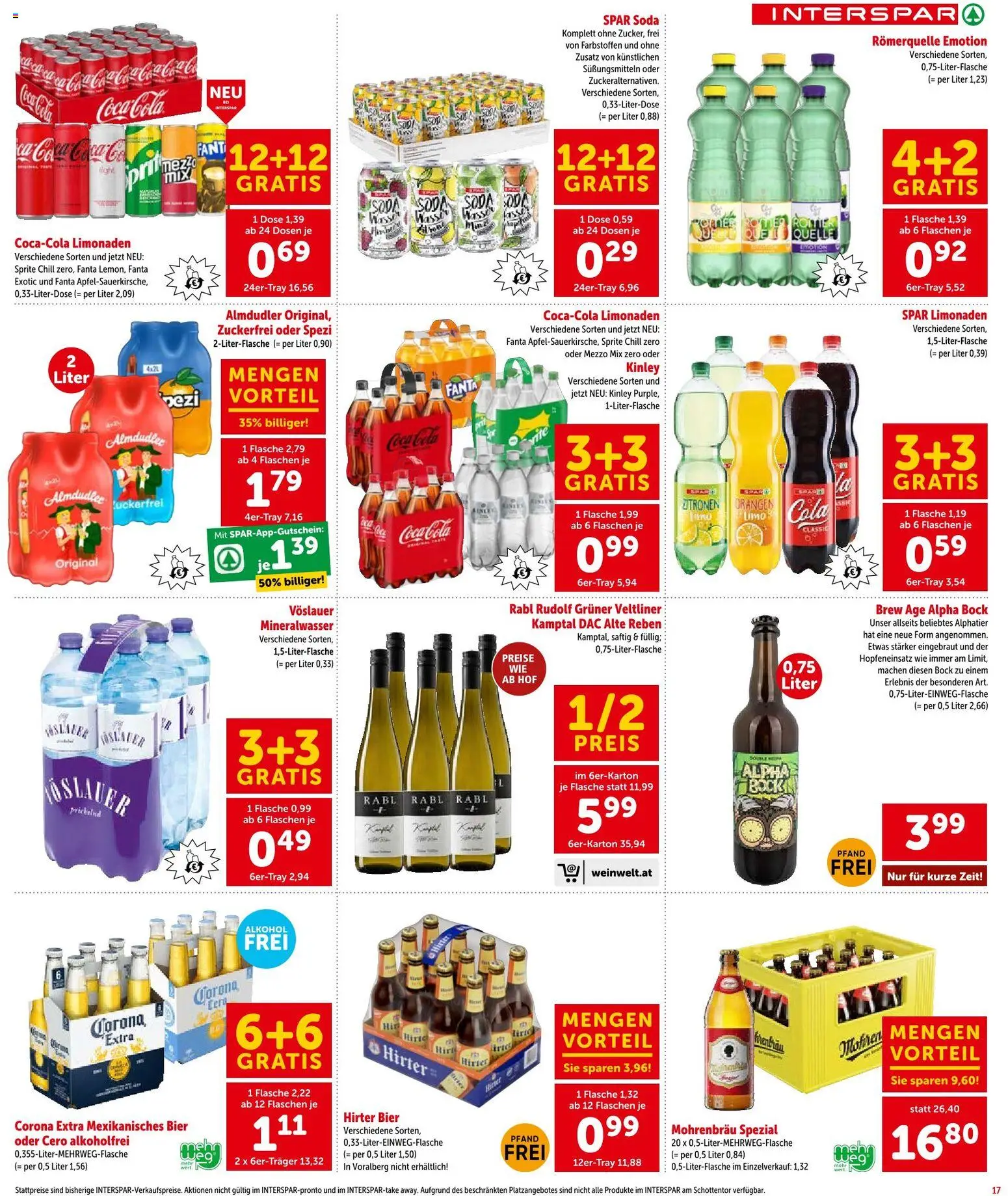 Interspar Flugblatt - Vorarlberg gültig ab 07.05.2026 | Seite: 17 | Produkte: Bier, Orangen