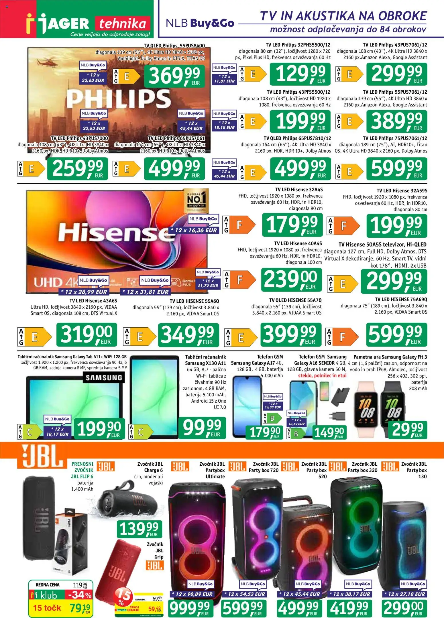 Novi Jager katalog ponudbe – veljaven od 28.10.2026 | Stran: 14 | Izdelki: Ura, Racunalnik, Tv, Gsm telefon