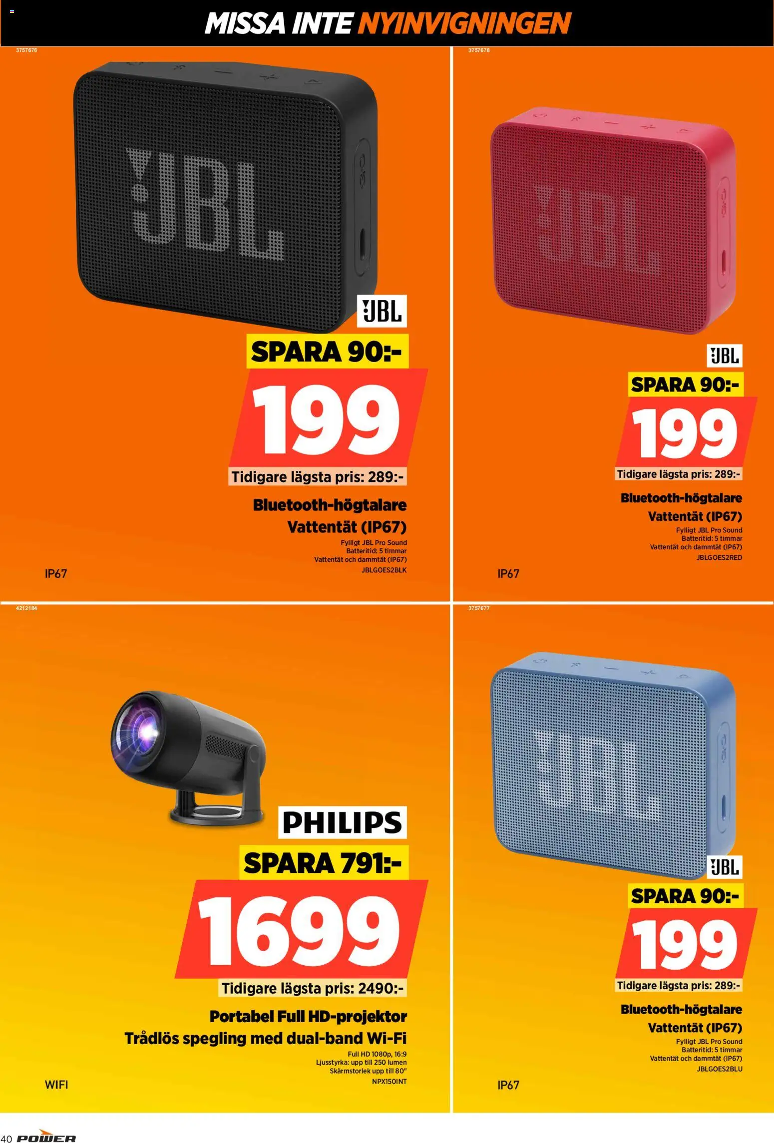 Power reklamblad aktuell från 15/10/2026 | Sida: 40 | Produkter: Wifi