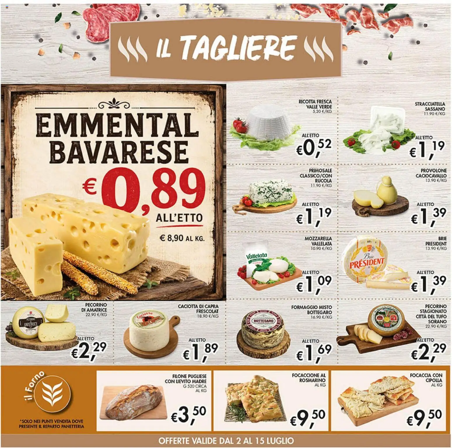 Volantino Coal del 02/07/2026 | Pagina: 6 | Prodotti: Rosmarino, Focaccia, Il forno, Stracciatella