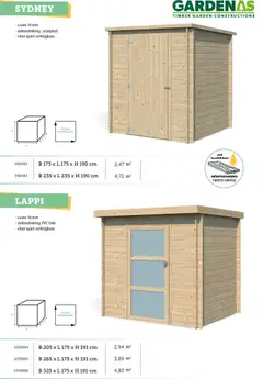 Hubo - Tuinhuis catalogus - Voorbeeld van een folder van Hubo, geldig van 23.02.2026 | Pagina: 3
