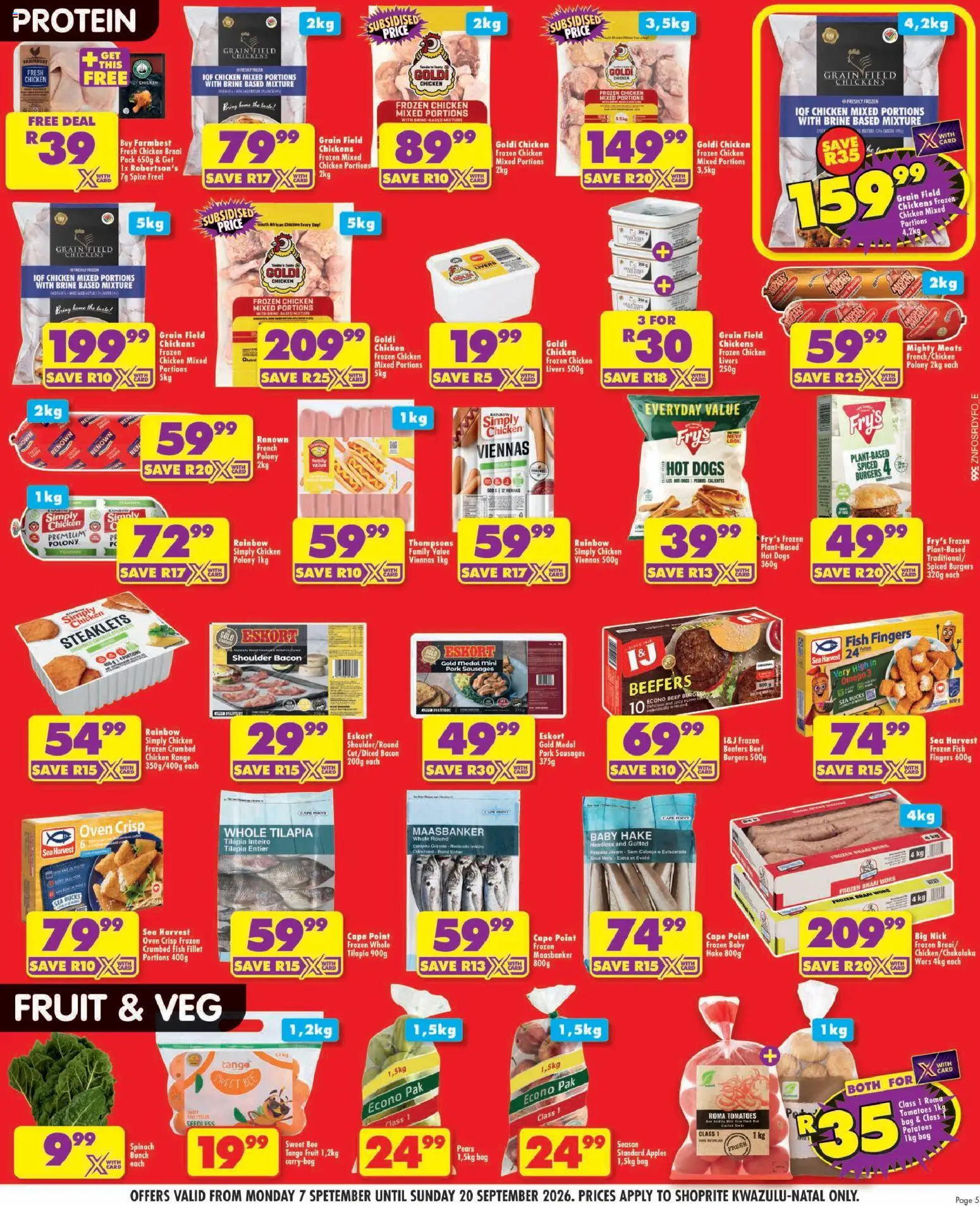 New Shoprite catalogue – valid from 07/09/2026 | Page: 5