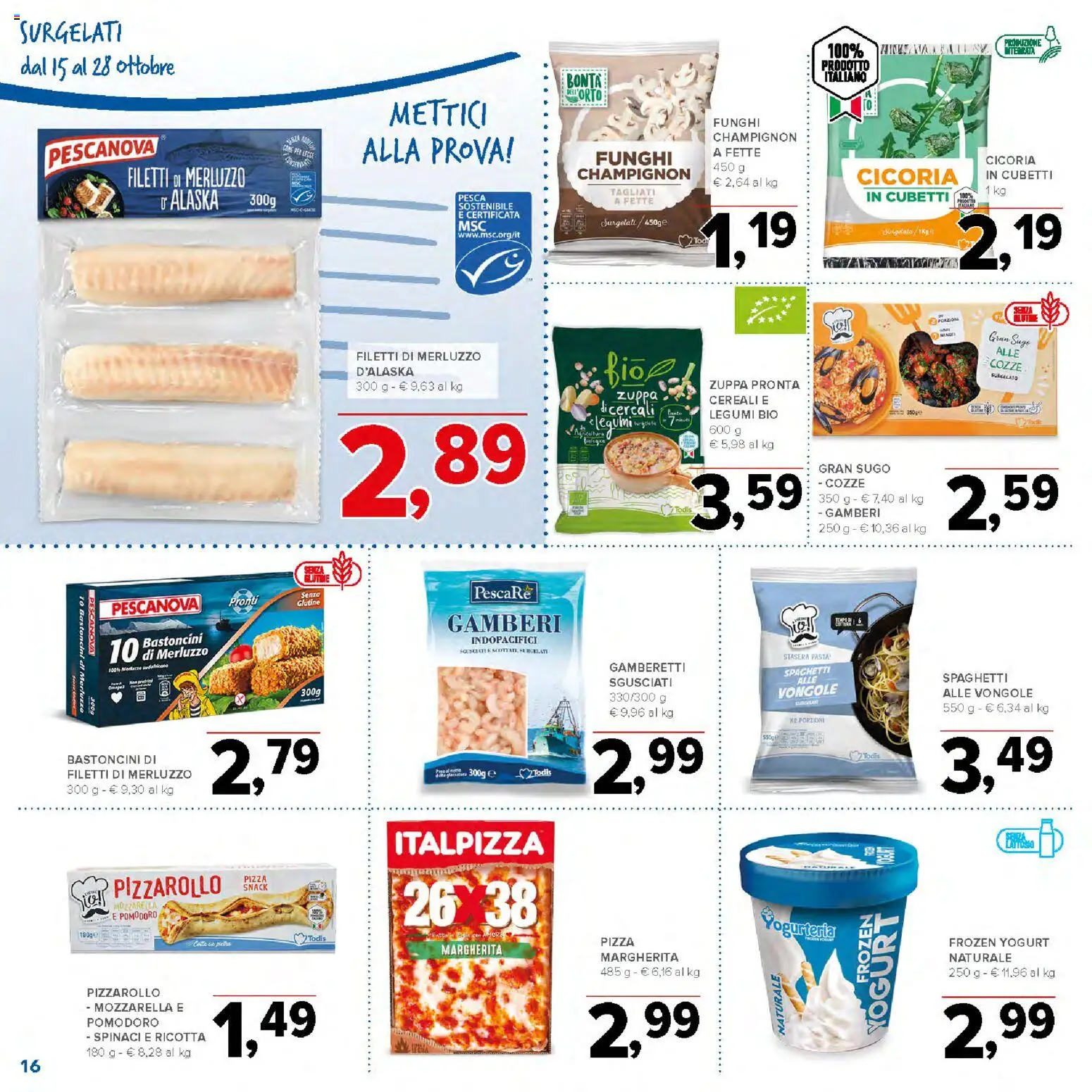 Volantino Todis del 15/10/2026 | Pagina: 16