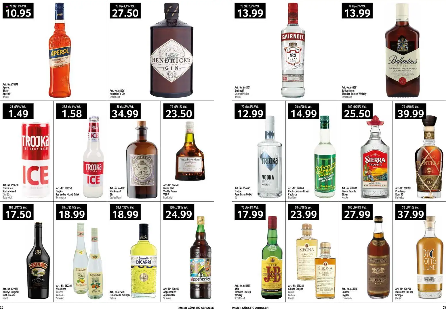 Prodega aktionen – gültig ab 21.09.2026 | Seite: 13 | Produkte: Agave, Gin, Baileys