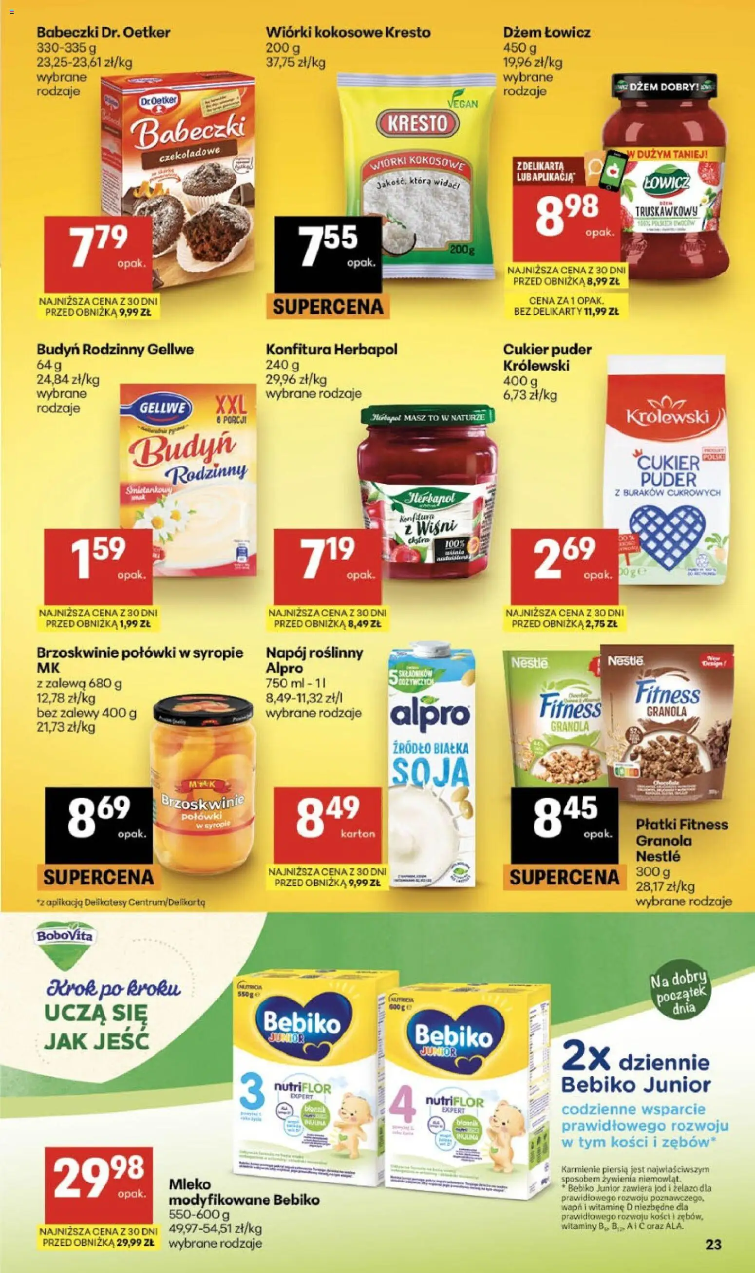 Delikatesy Centrum gazetka od 22.10.2026 | Strona: 23 | Produkty: Cukier puder, Napój roślinny, Puder, Soja