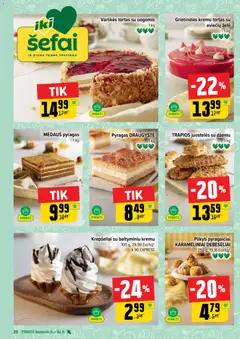 IKI leidinys galioja nuo 2026.09.14 | Puslapis: 20 | Prekių: Tortas, Pyragas