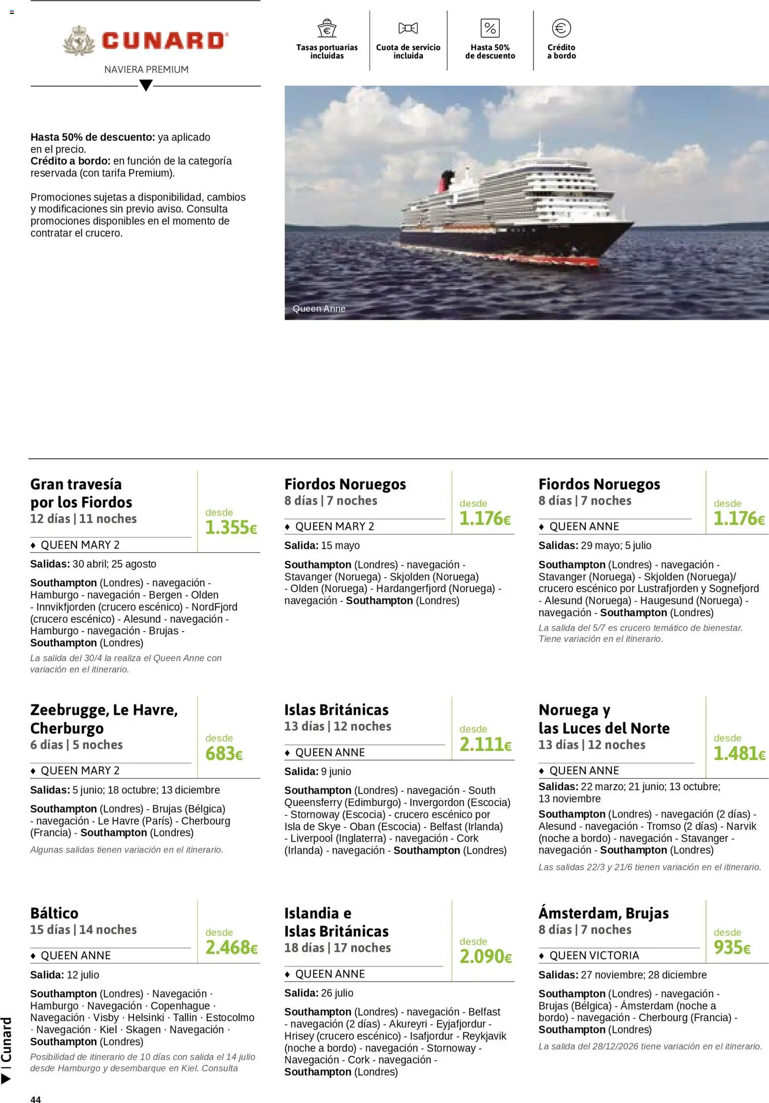 Viajes El Corte Inglés Semana del Crucero │ válido desde el 07.01.2026 | Página: 45 | Productos: Navegación