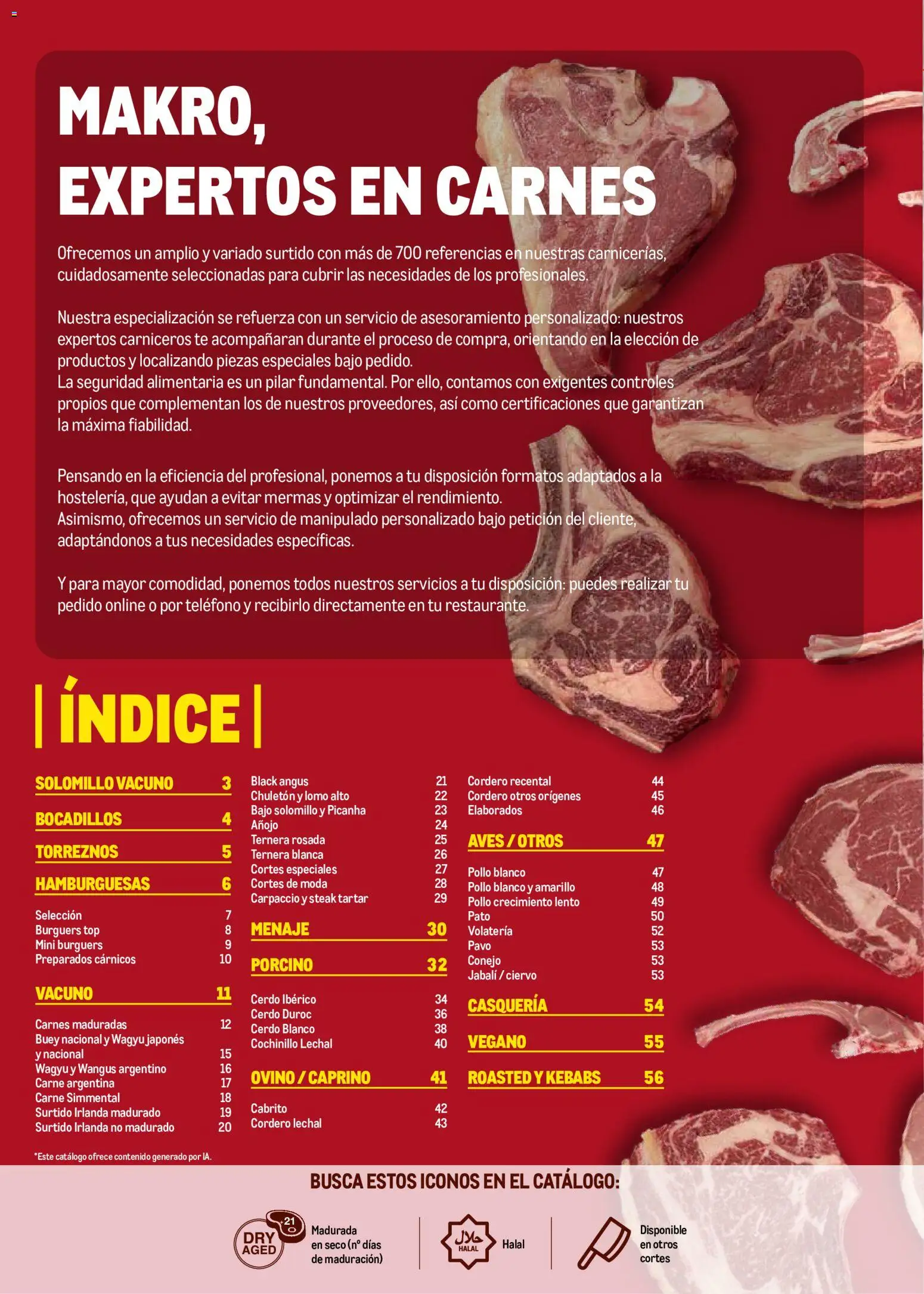 Makro Expertos en carnes │ válido desde el 07/09/2026 | Página: 2 | Productos: Carpaccio, Té, Teléfono, Conejo