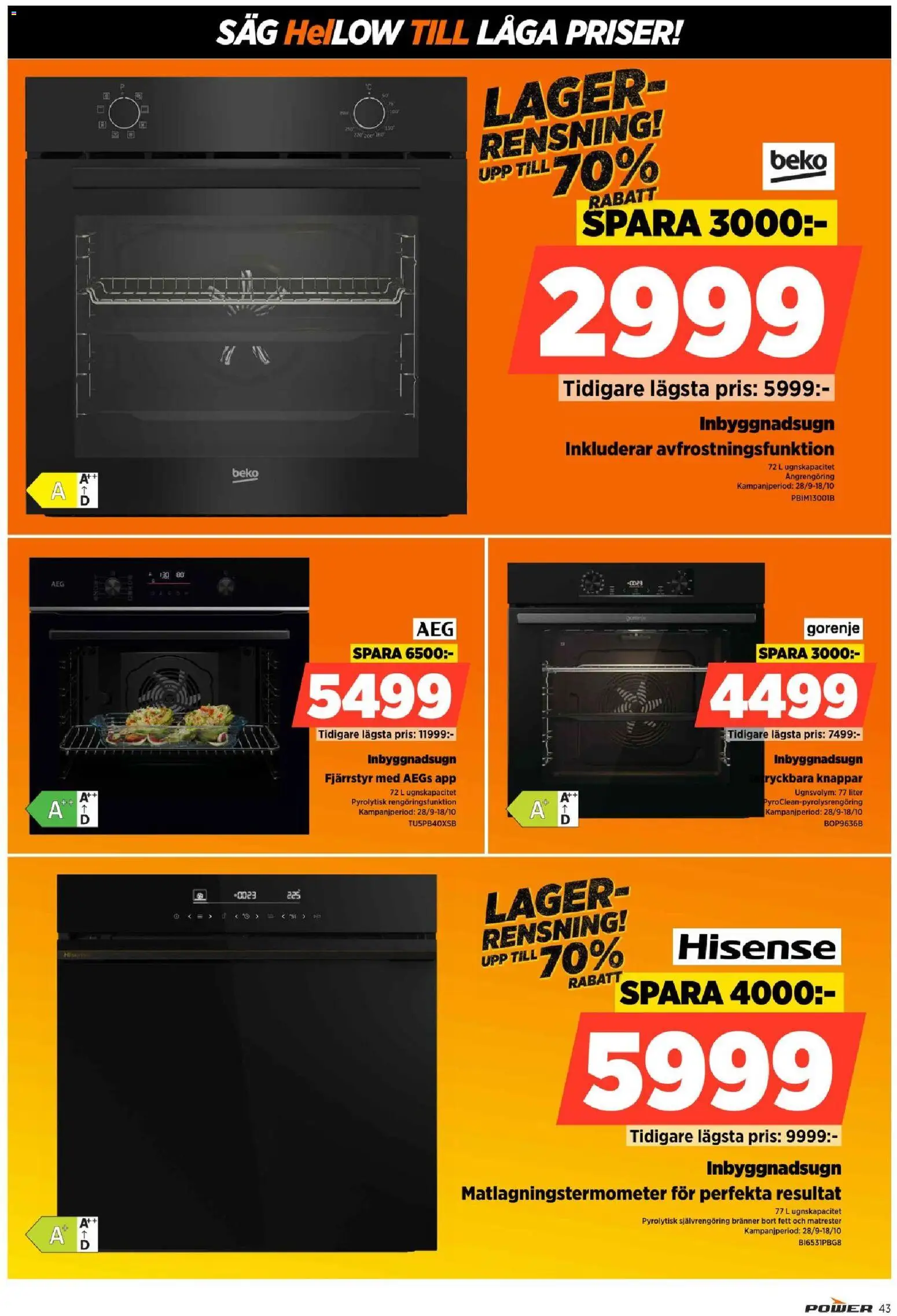 Power reklamblad aktuell från 12/10/2026 | Sida: 43 | Produkter: Såg