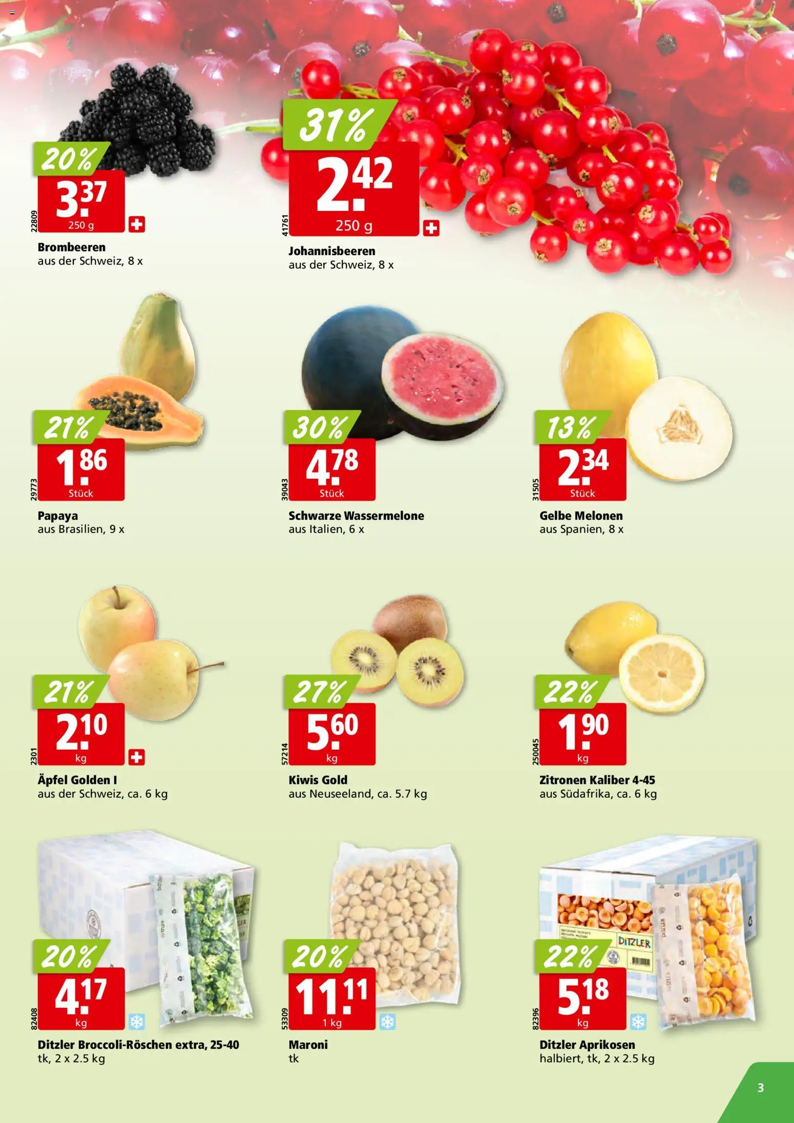 Aligro aktionen – gültig ab 20.07.2026 | Seite: 3 | Produkte: Zitronen, Äpfel, Wassermelone