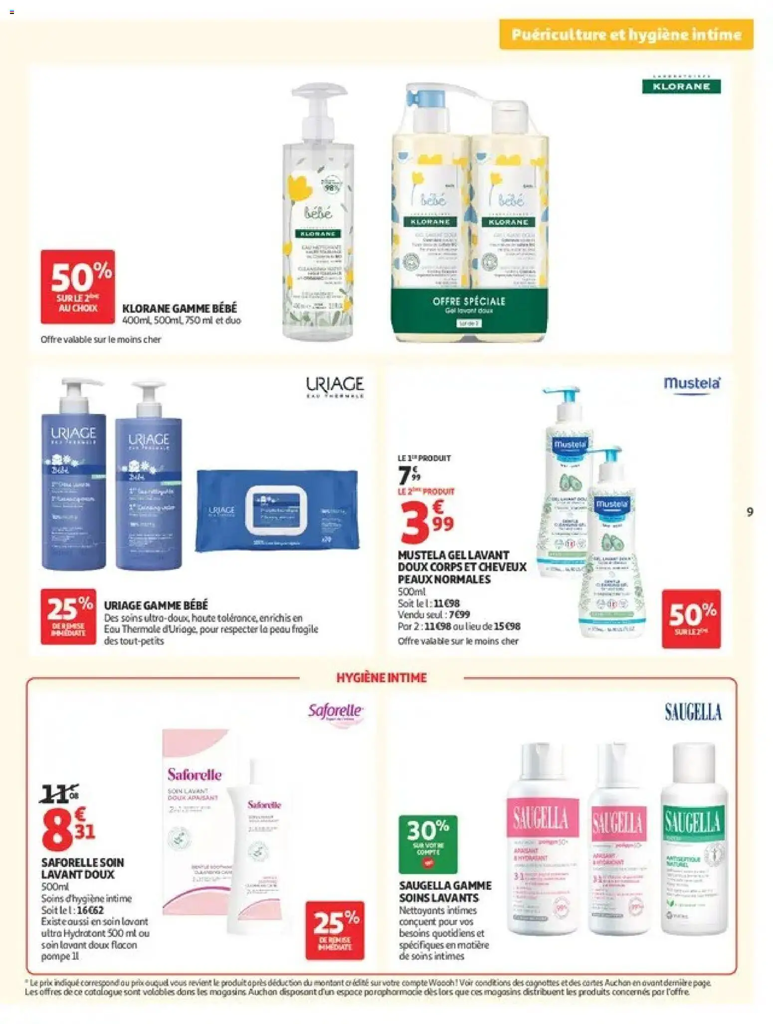 {H1} | Page: 9 | Produits: Body, Eau thermale, Hygiène, Hygiène intime
