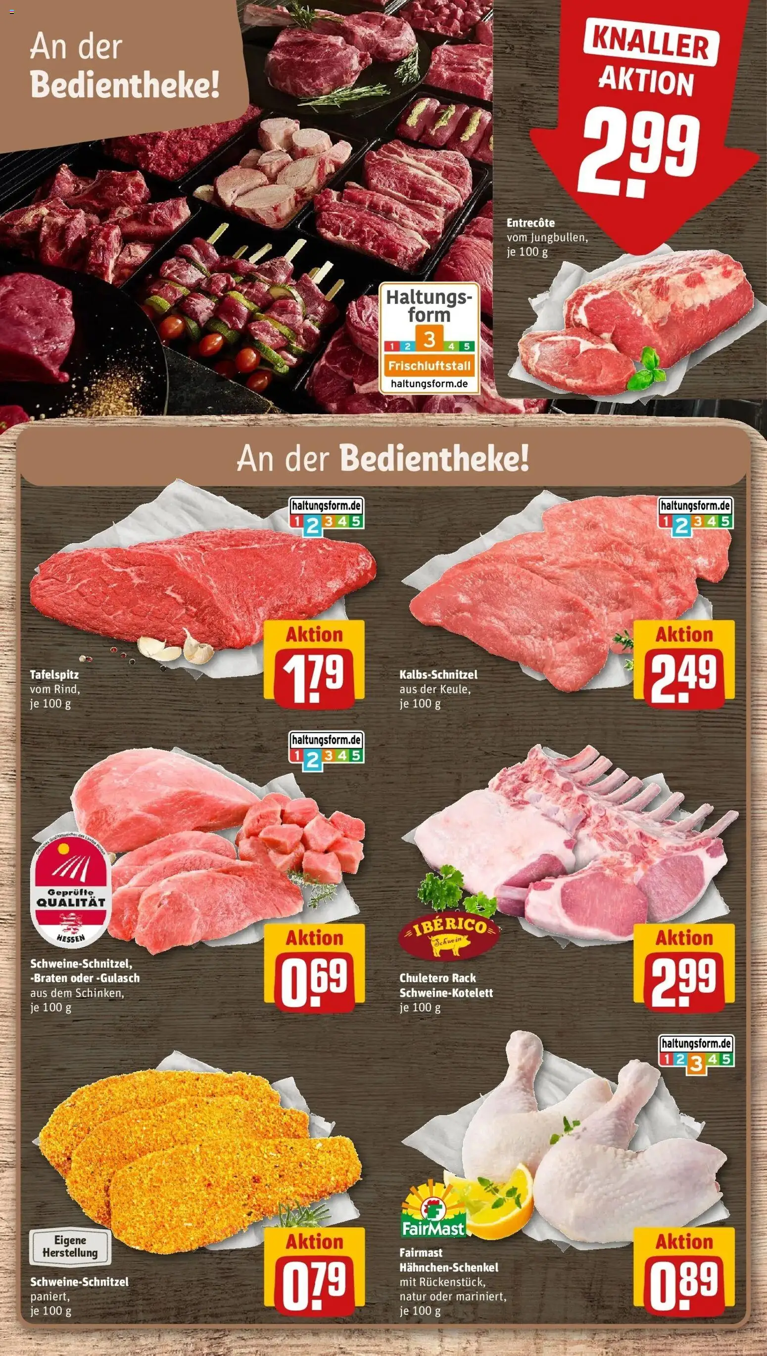 Rewe Prospekt Frankfurt / Westend-Nord – gültig ab 27.07.2026 | Seite: 6 | Produkte: Tafelspitz, Hahnchenschenkel, Entrecote, Gulasch