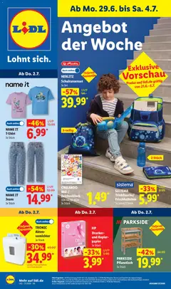 Lidl Prospekt ab 29.06.2026 gültig