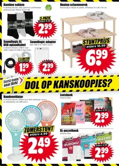 Dirk folder / publicité - Voorbeeld van een folder van Dirk, geldig van 19/08/2026 | Pagina: 24 | Producten: Usb, Schoenenrek, Batterijen, Puzzel