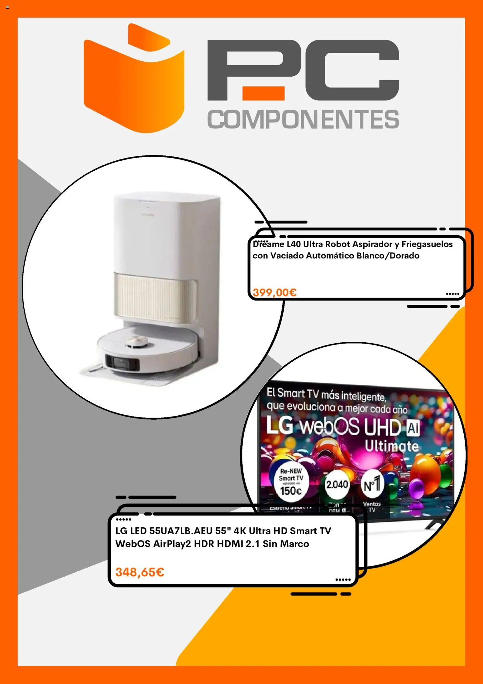 PC Componentes folleto │ válido desde el 07/08/2026 | Página: 3 | Productos: Marco, Robot, Aspirador