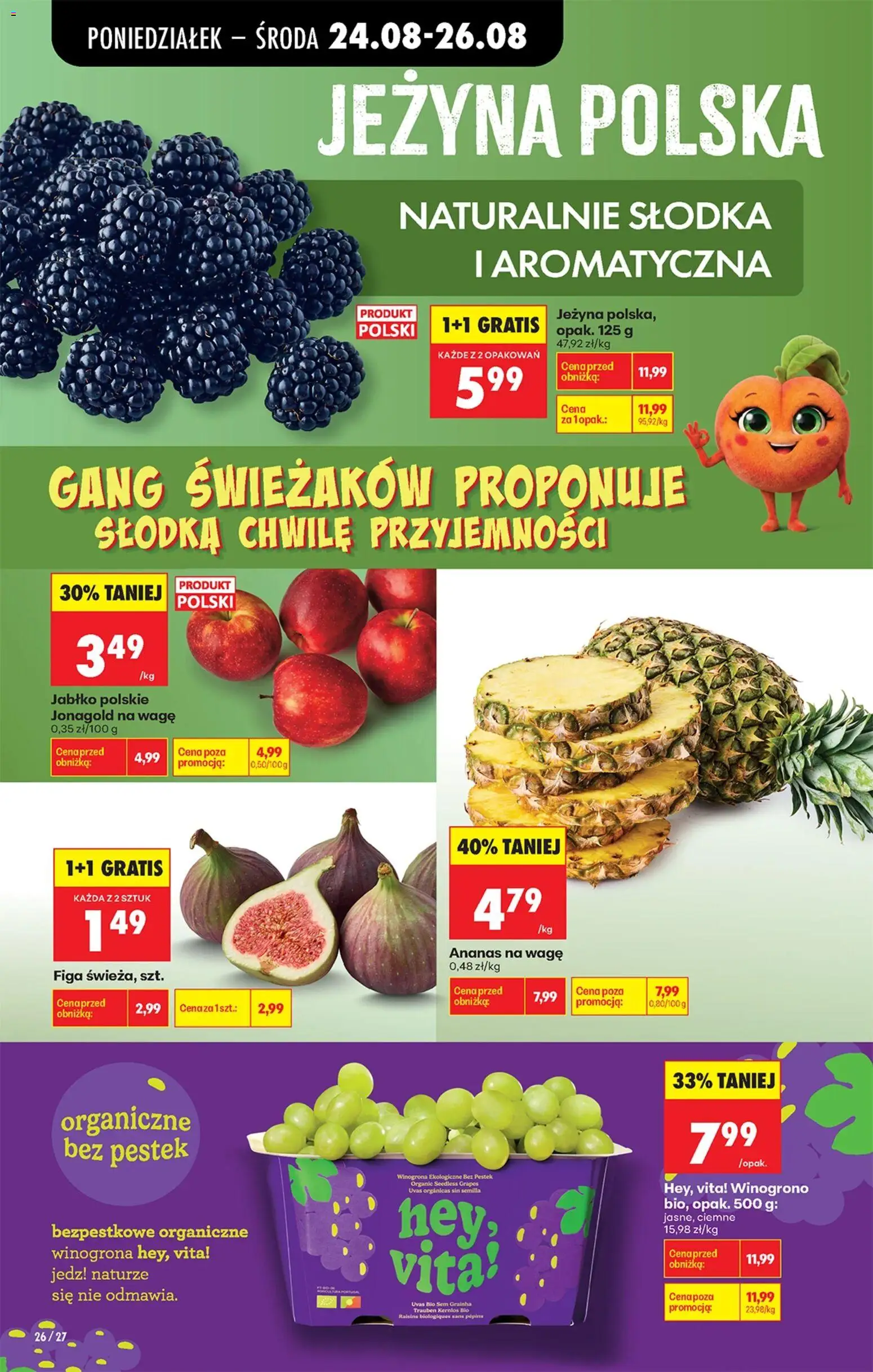 Biedronka gazetka od poniedziałku od 24.08.2026 | Strona: 40