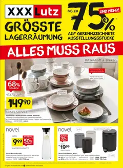 XXXLutz Größte Lagerräumung ab 26.09.2026 gültig