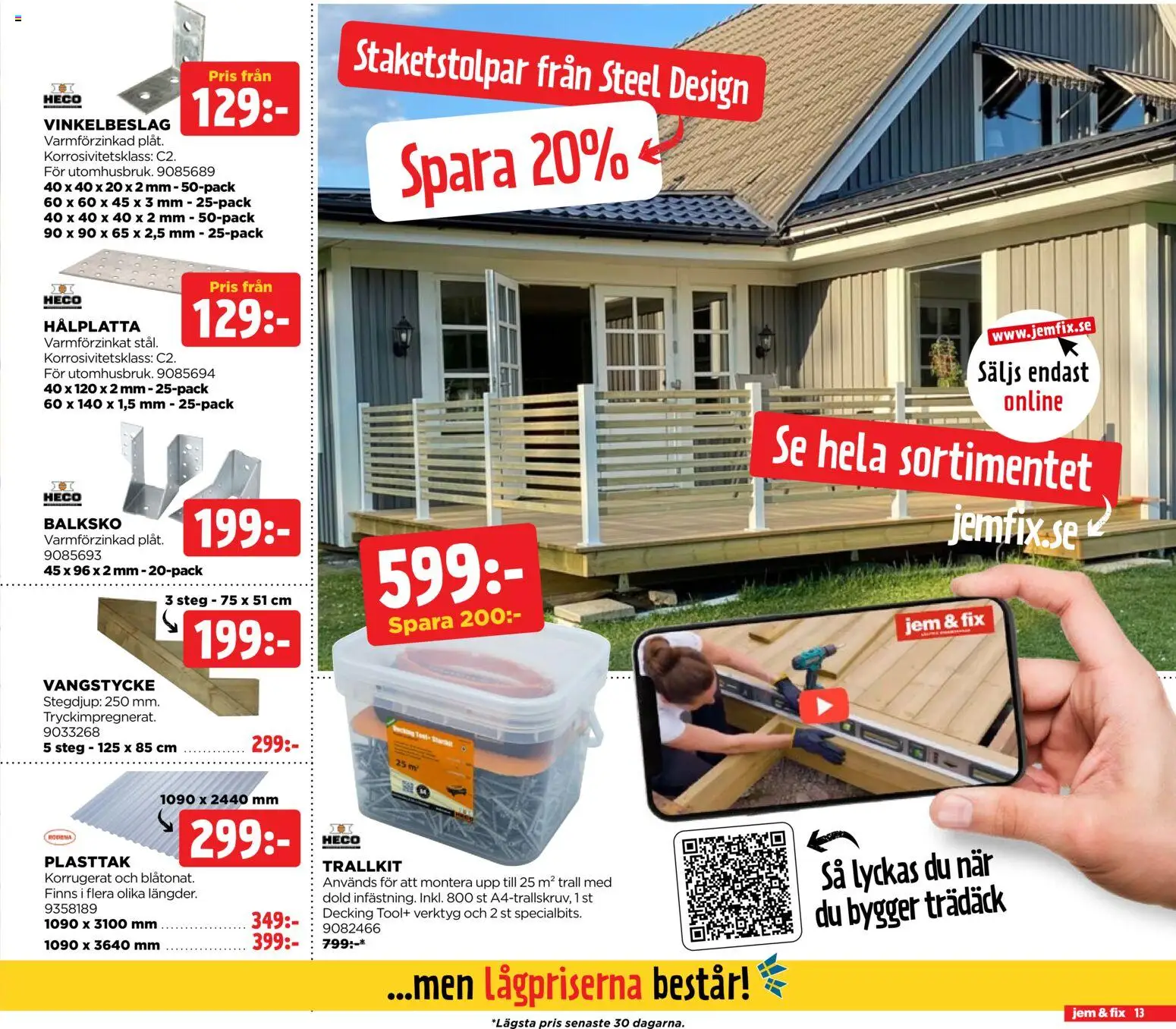 Jem & Fix reklamblad aktuell från 07.06.2026 | Sida: 13