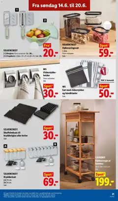Lidl - Tilbudsavis gyldig fra 14.06.2026 | Side: 22 | Produkter: Rivejern, Viskestykker, Søm