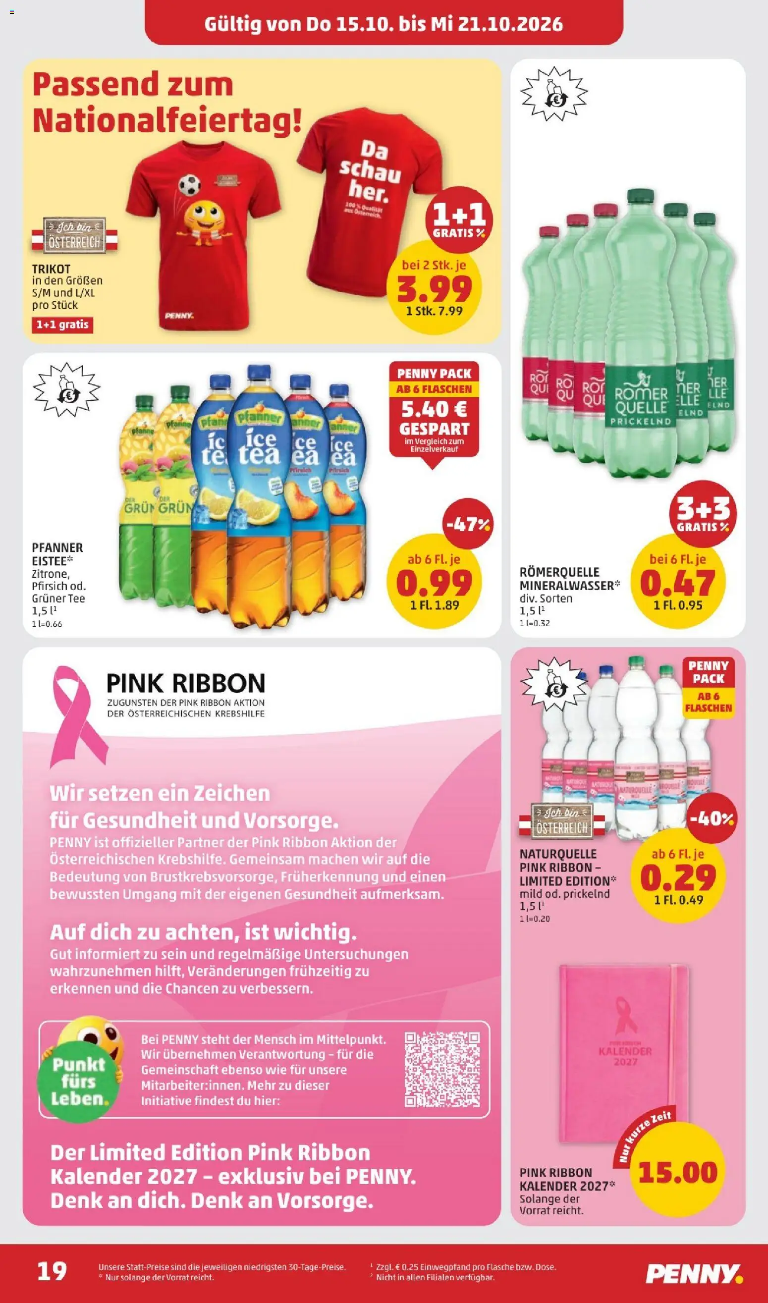 Penny Markt Flugblatt gültig ab 15.10.2026 | Seite: 21 | Produkte: Pfirsich, Tee